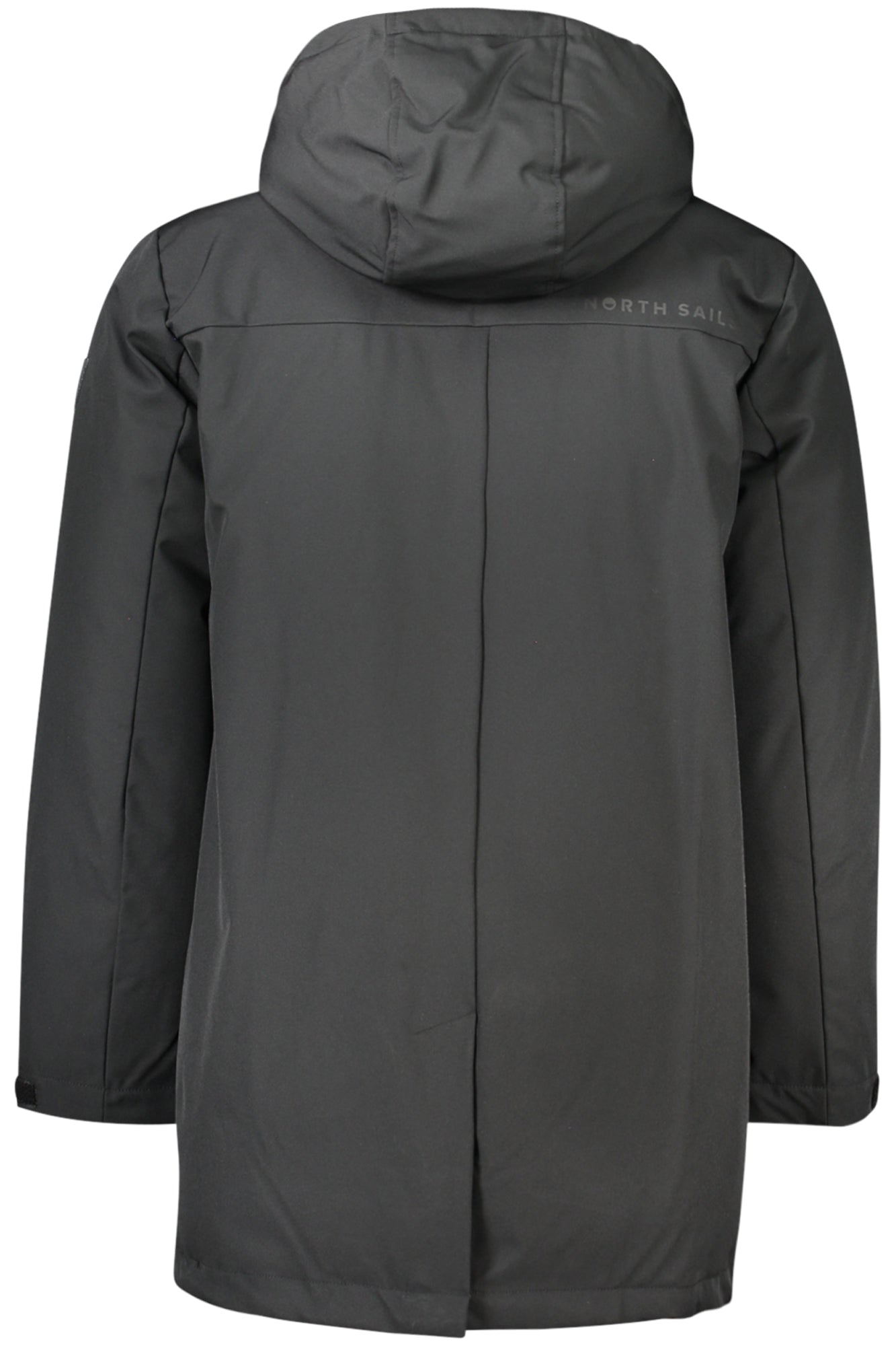 603310000_NE0999 – Herrenjacke Schwarz: Lange Jacke mit Kapuze aus recyceltem Material – Größe: S, L, XL, 2XL, M – Farbe: Nero