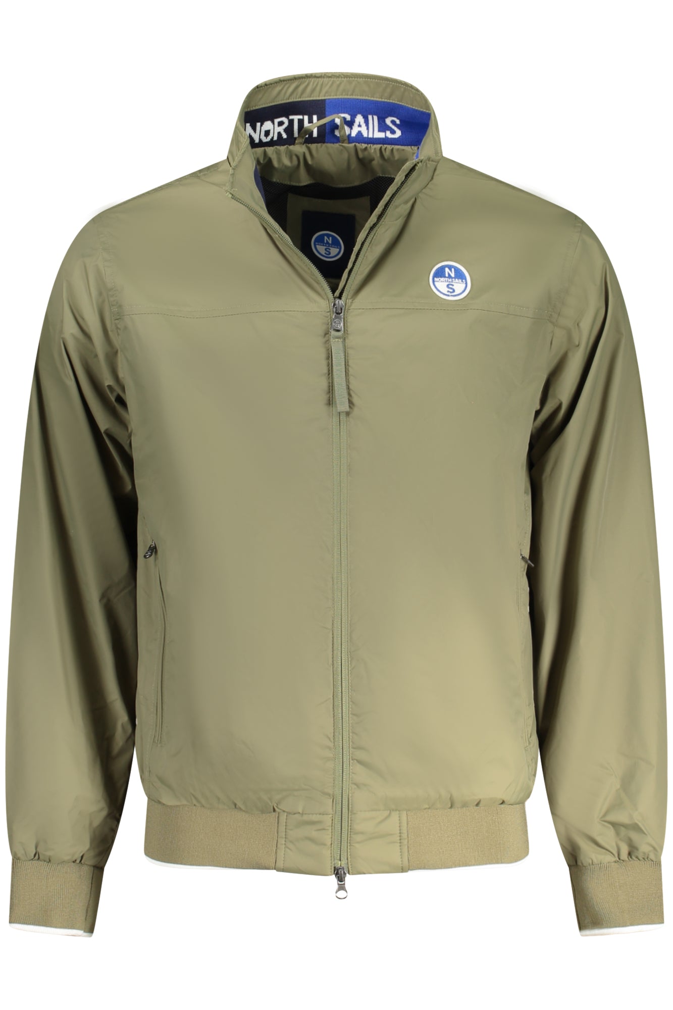 603349000_VE0421 – Stylische grüne Herrenjacke mit Taschen und Applikation – Ideal für jede Jahreszeit – Größe: S, M, L, XL, 2XL – Farbe: Verde