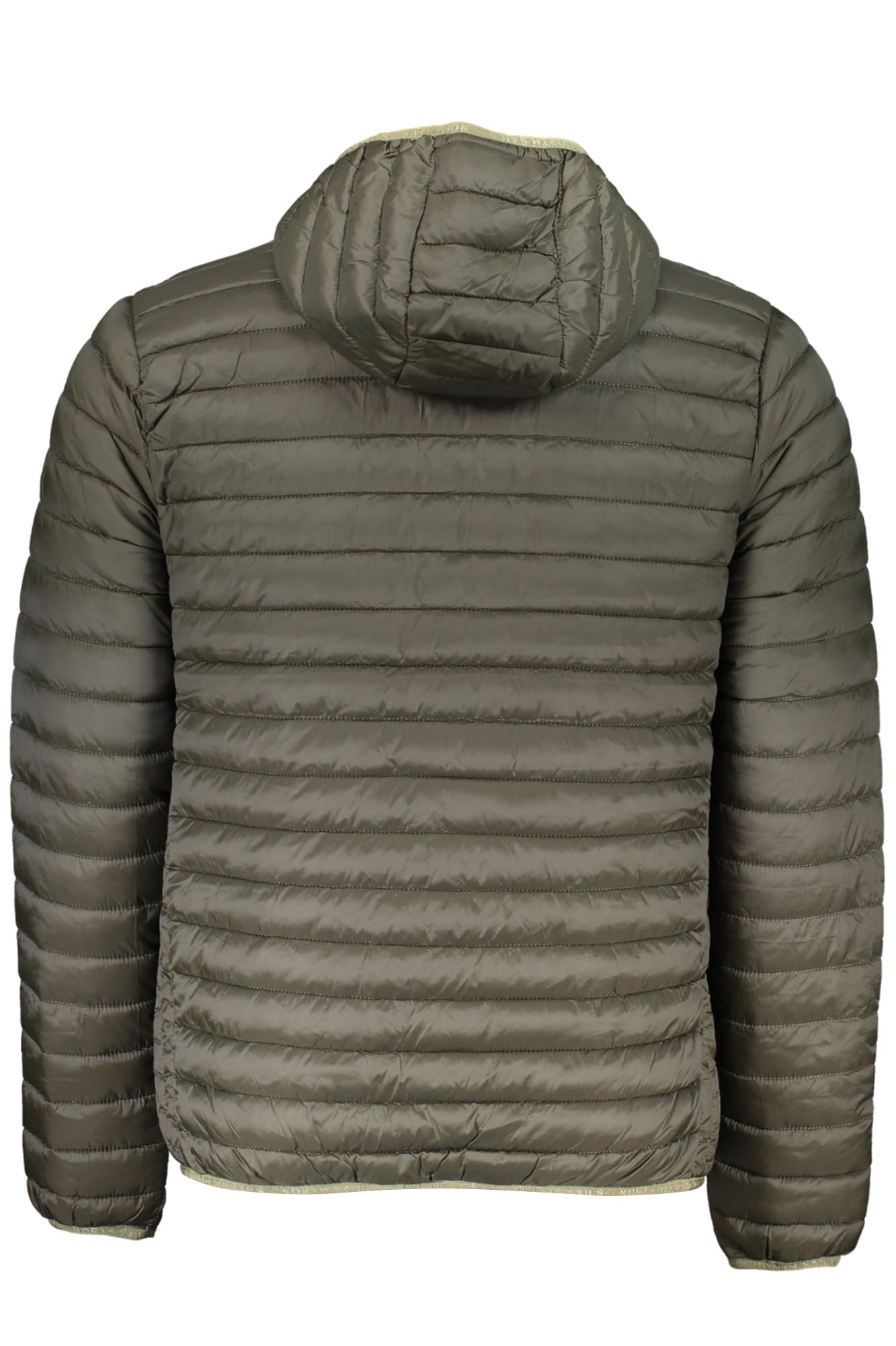 901231000_VE0440FORE – Grüne Herrenjacke mit Kapuze, Zwei-Wege-Taschen und Reißverschluss – Größe: XL, 2XL, L – Farbe: Verde