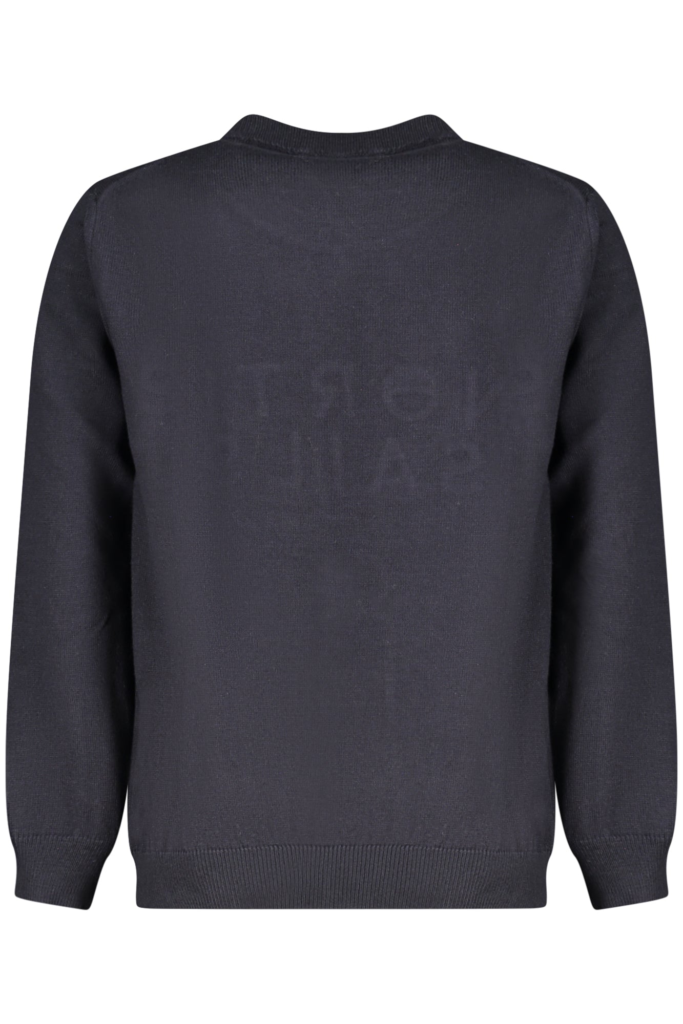 796144000_BL0802 – Blauer Kinderpullover mit Stickerei und Rundhals – Langarmshirt lieben! – Größe: 6A, 8A, 10A, 12A, 14A – Farbe: Blu