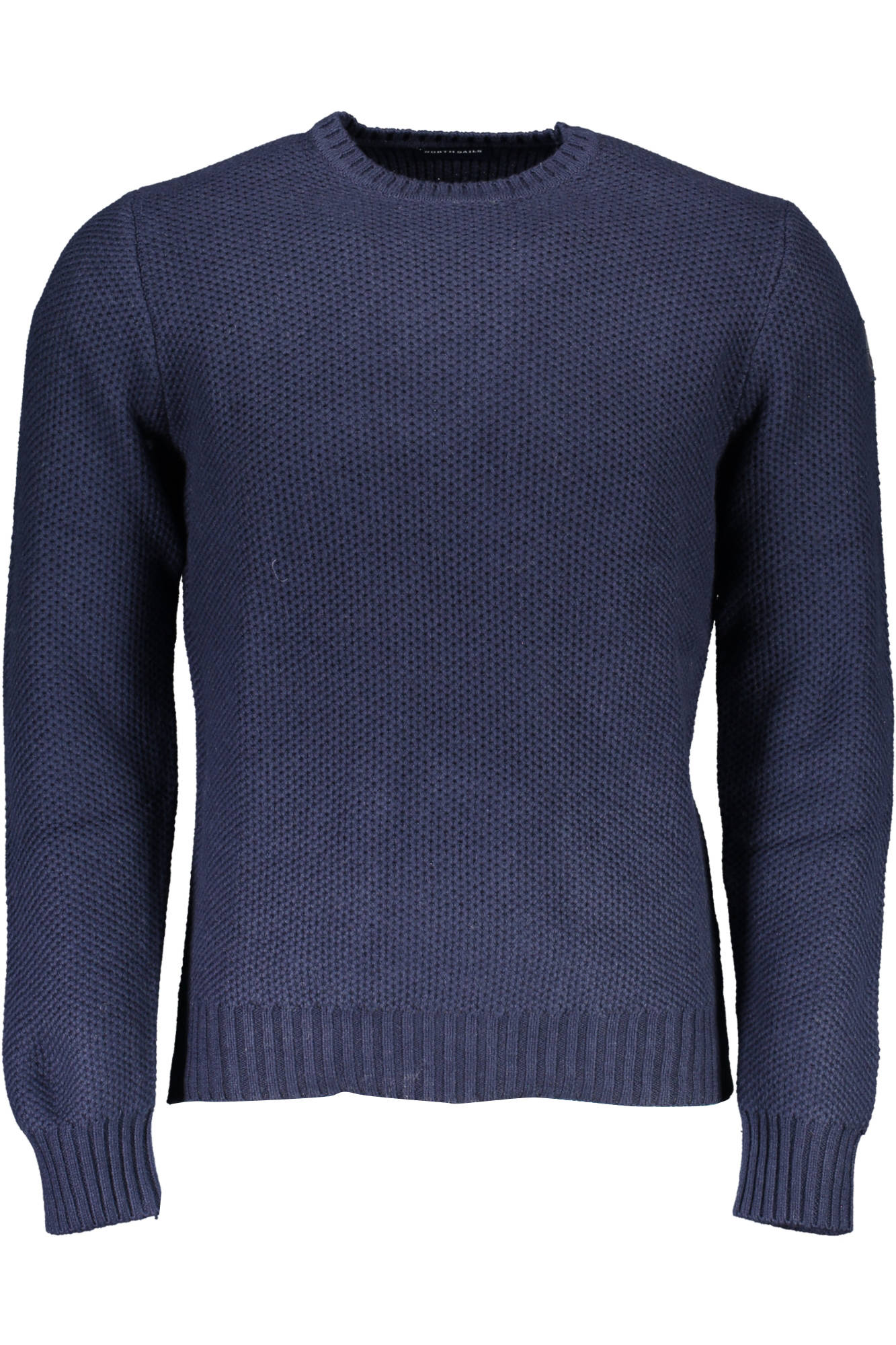 699510-000_BLU_0802 – Herren Pullover Blau – Nachhaltiger Stil mit kontrastierenden Details – Größe: L, XL, 2XL, 3XL – Farbe: Blu