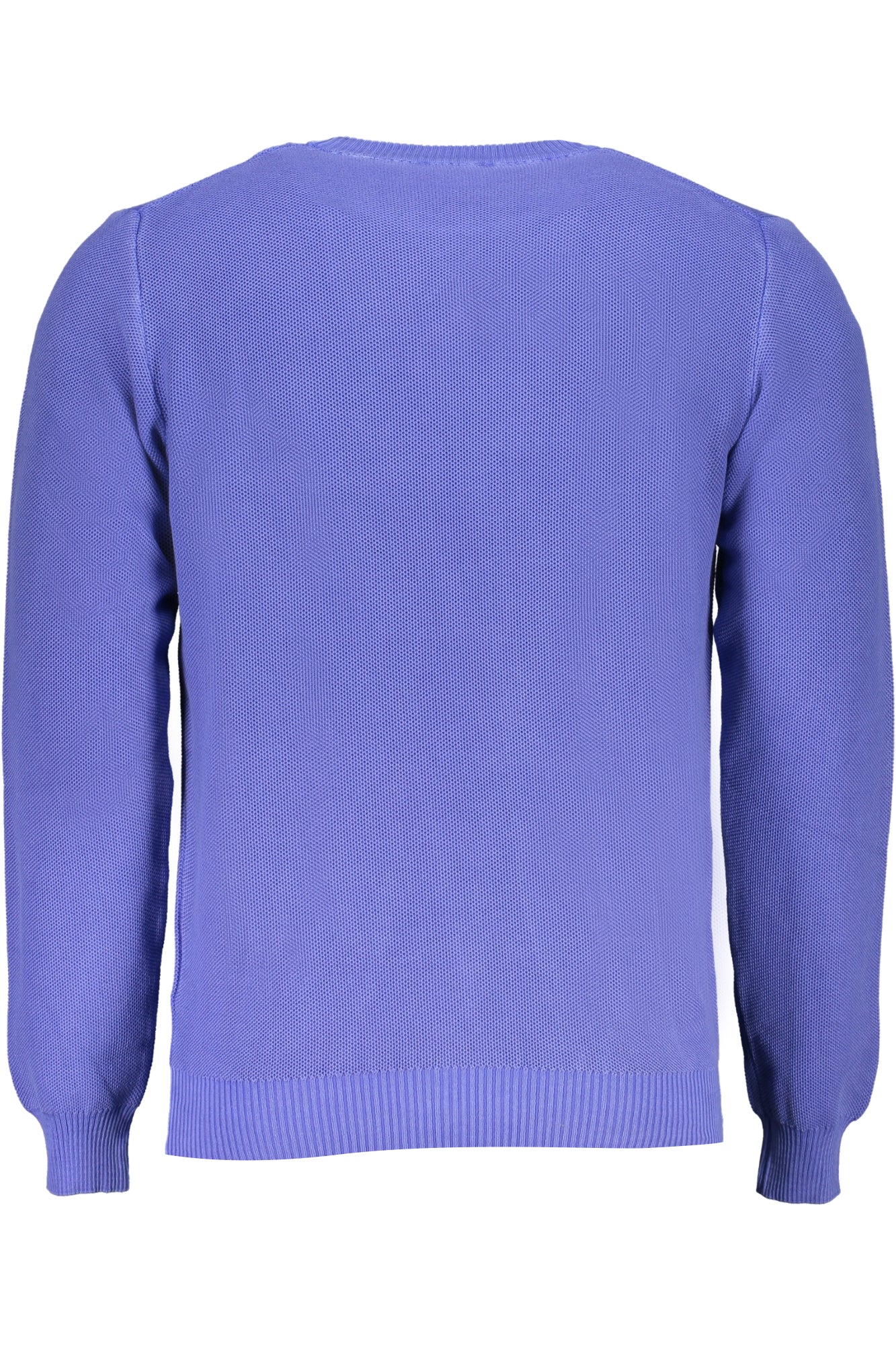 699929000_BL0831 – Herren Pullover in Blau: Langarmshirt aus Bio-Baumwolle, Rundhals – Größe: S, M, L, XL, 2XL – Farbe: Blu