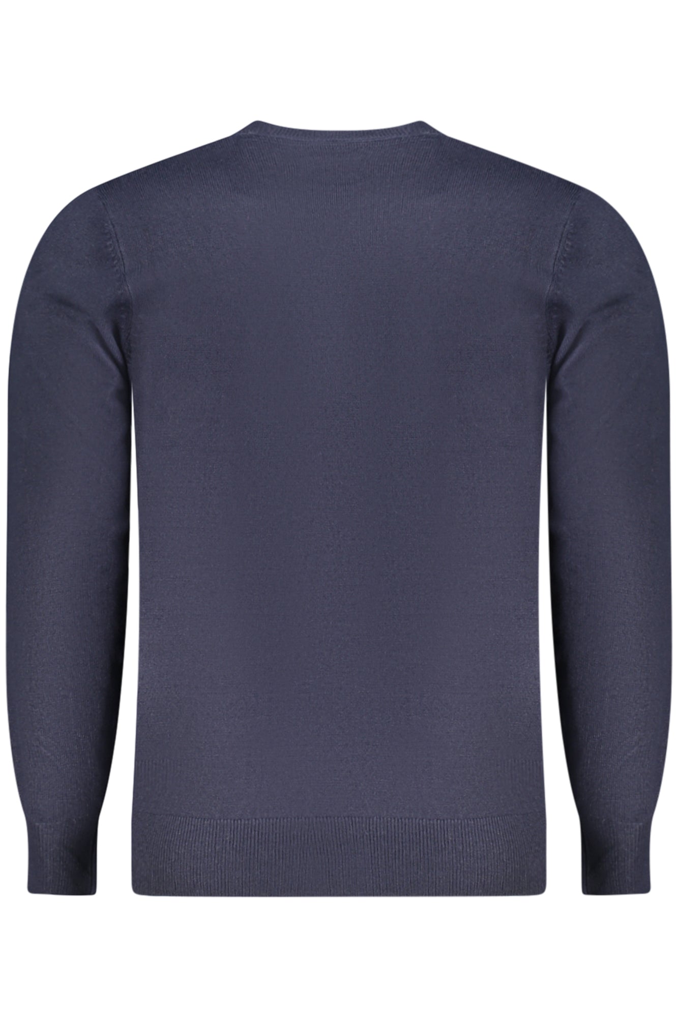 990010000_BL0802 – Blauer Herrenpullover mit Stickerei und Rundhals - Stilvoll & Maritim – Größe: S, M, L, XL, 2XL, 3XL – Farbe: Blu