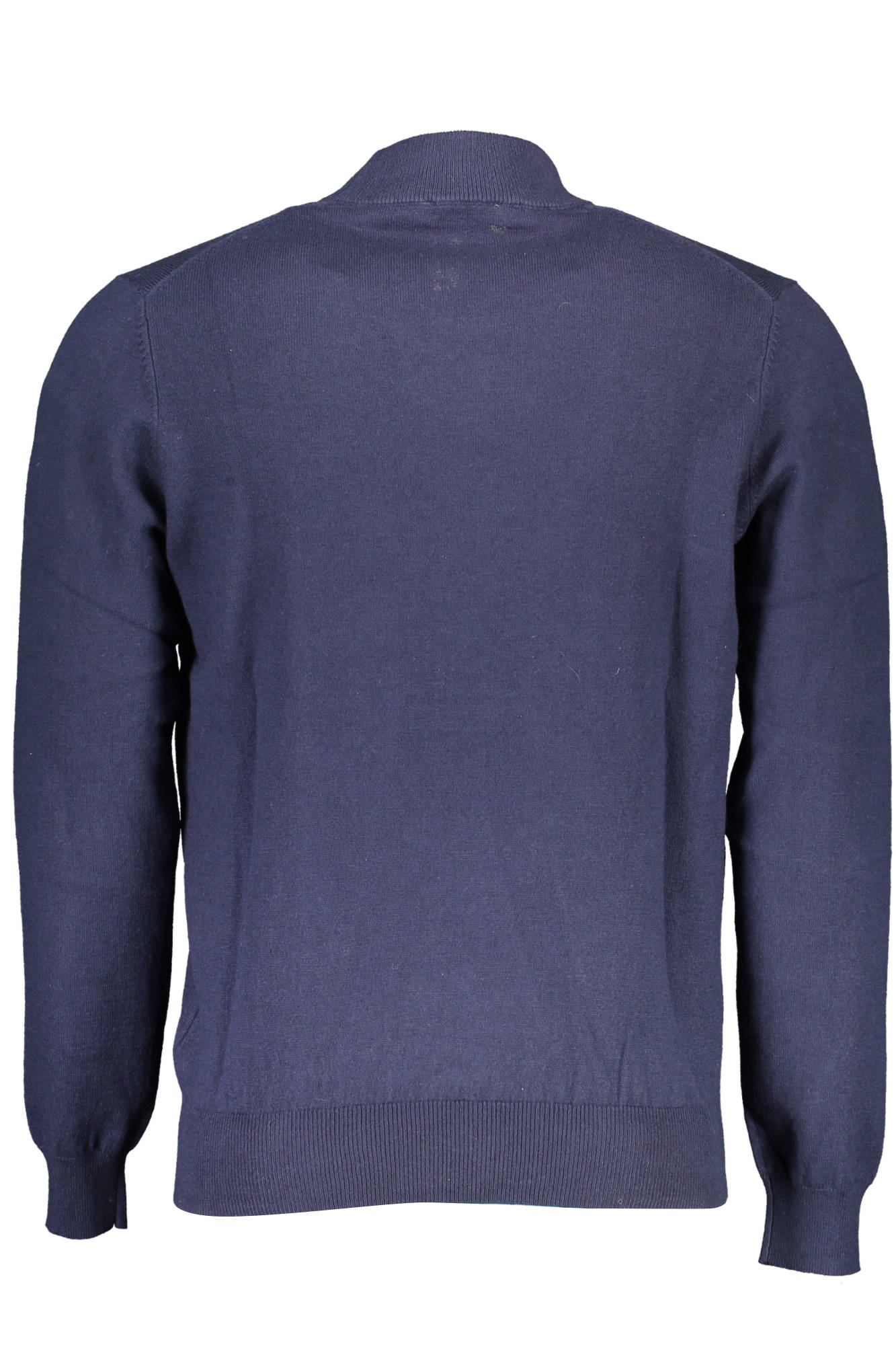 699504-000_BLU_0802 – Herren Rollkragenpullover Blau aus Recycelten Fasern mit Stickerei – Größe: XL, 2XL – Farbe: Blu