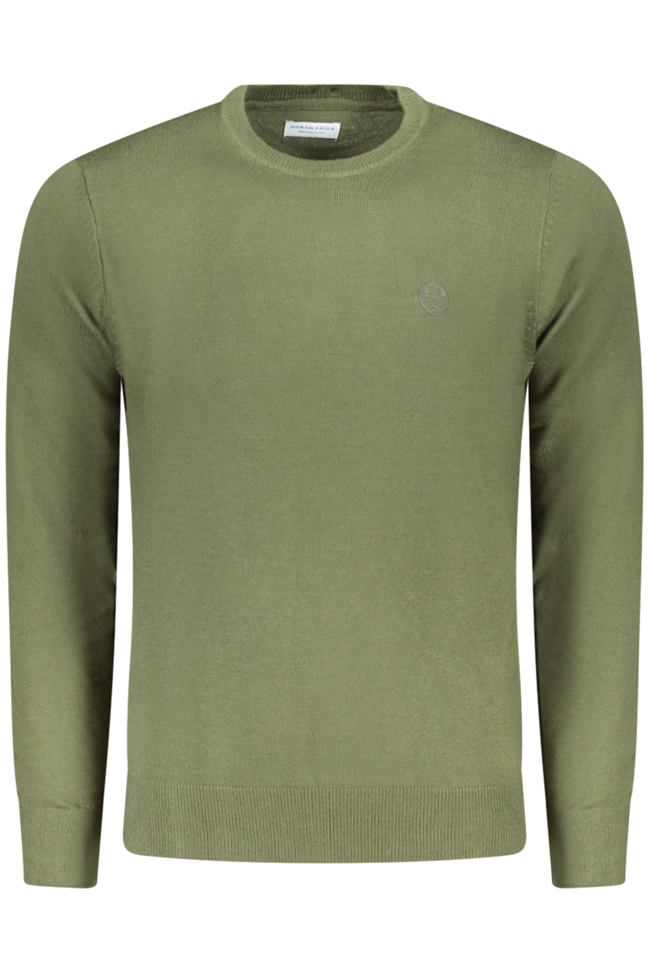 990010000_VE0430 – Grüner Herren-Pullover mit Stickerei und Rundhals-Ausschnitt – Größe: S, M, L, XL, 2XL, 3XL – Farbe: Verde