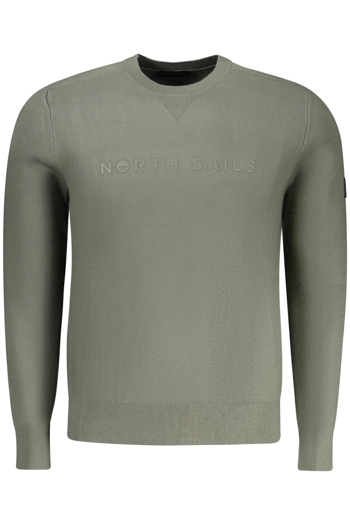 699168000_VE0921 – Grüner Herren Pullover mit Druck & Applikation - Ocean Positive Design – Größe: S, M, L, XL, 2XL – Farbe: Verde