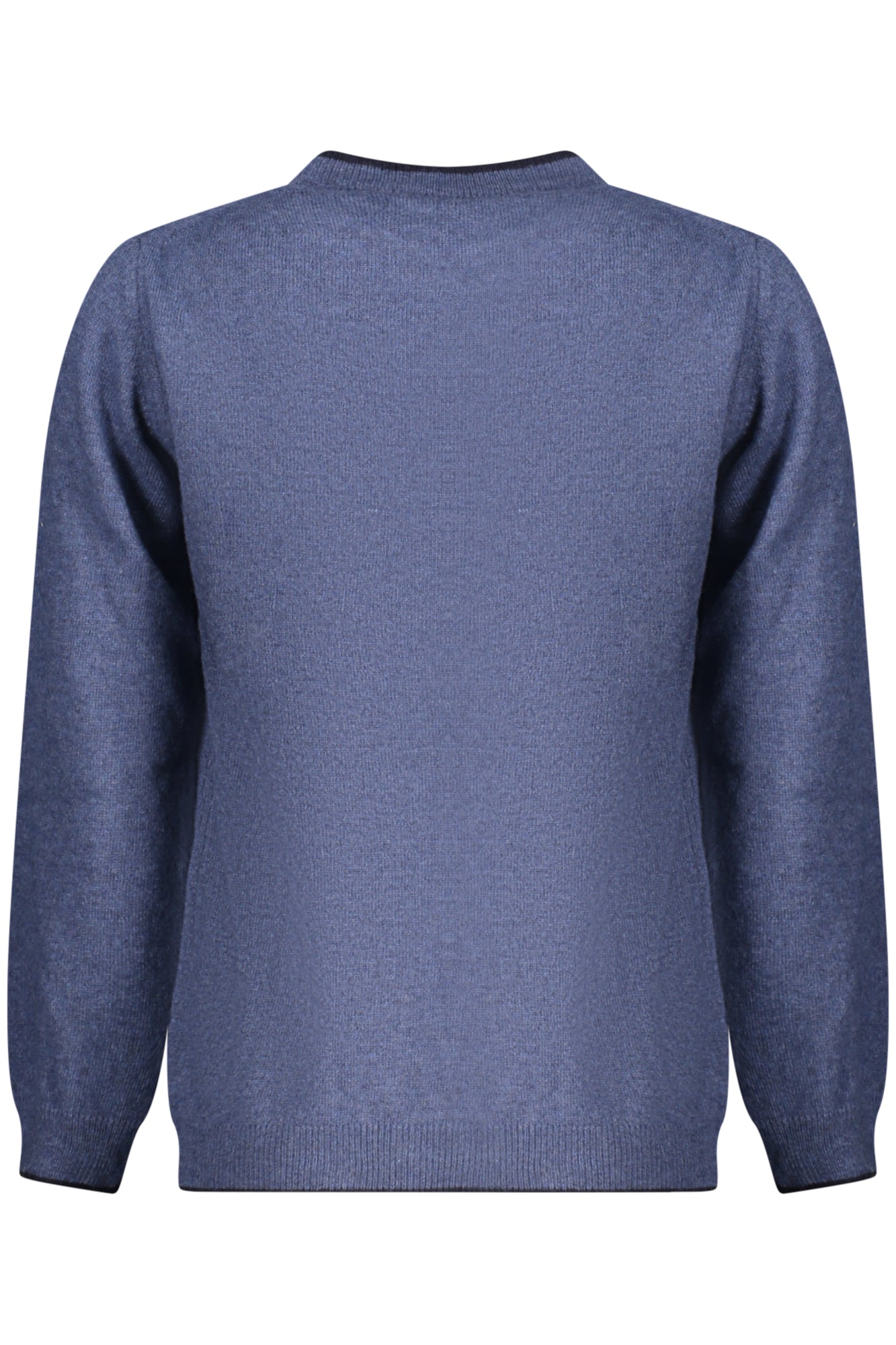 796135000_BL0747 – Blauer Kinderpullover mit Stickerei - Langarm & Rundhals-Design – Größe: 6A, 8A, 10A, 12A, 14A – Farbe: Blu