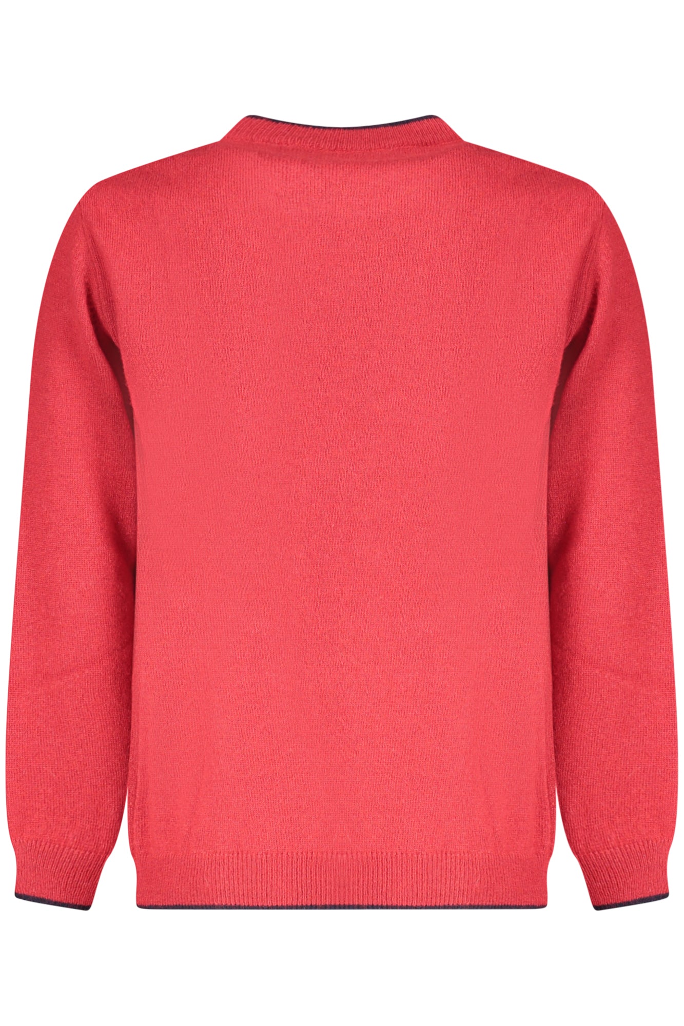 796135000_RO0237 – Roter Kinderpullover mit Rundhals & Stickerei - Langarm Design – Größe: 6A, 8A, 10A, 12A, 14A – Farbe: Rosso