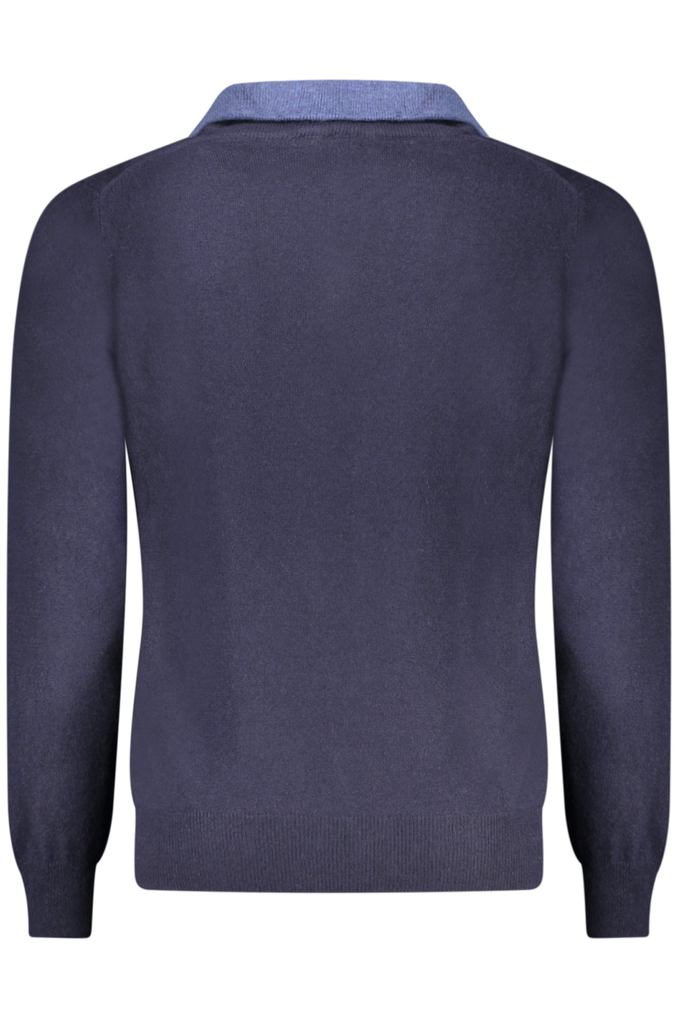 699778000_BL0802 – Herrenpullover Blau mit Reißverschluss und Kontrastdetails kaufen – Größe: S, L, XL, M, 2XL – Farbe: Blu