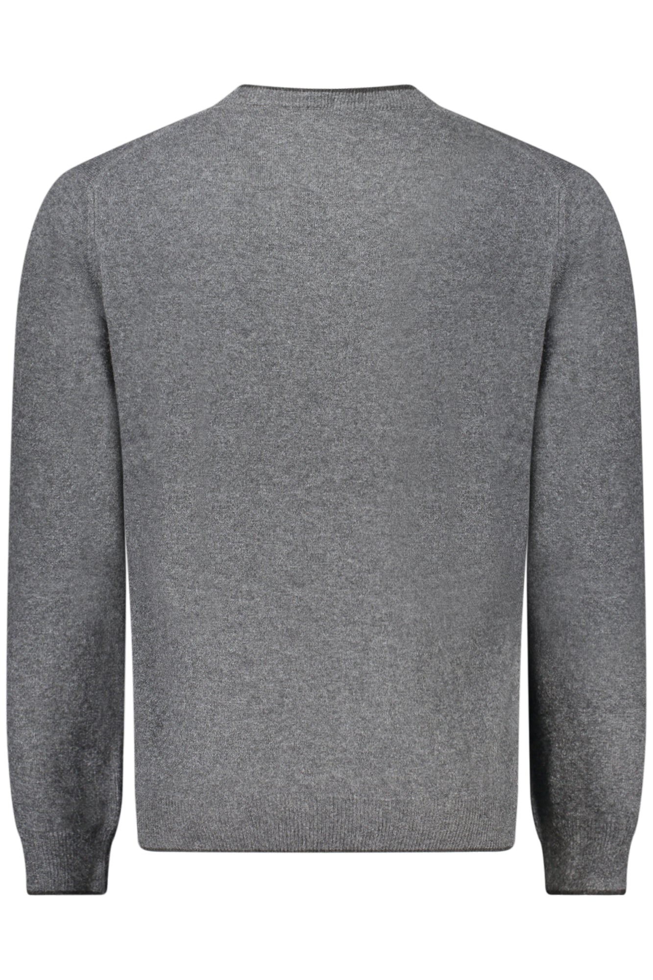 699775000_GR0935 – Grauer Herrenpullover mit Rundhals & Stickerei - Modisch & Elegant – Größe: M, XL, 2XL, L – Farbe: Grigio