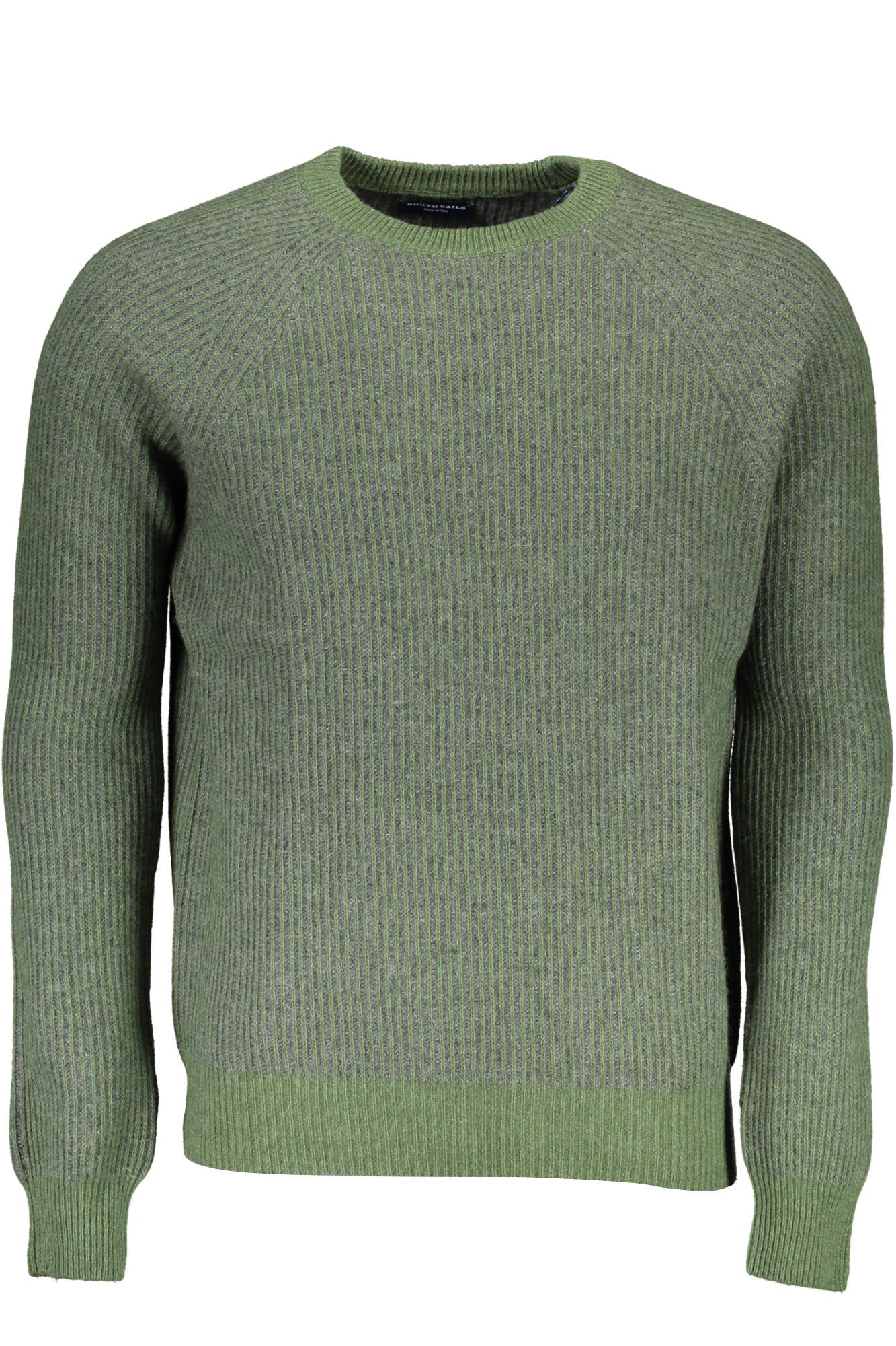 699524-000_VERDE_C003 – Herren Sweater Grün aus recycelten Fasern mit Rundhalsausschnitt – Größe: 2XL, 3XL – Farbe: Verde