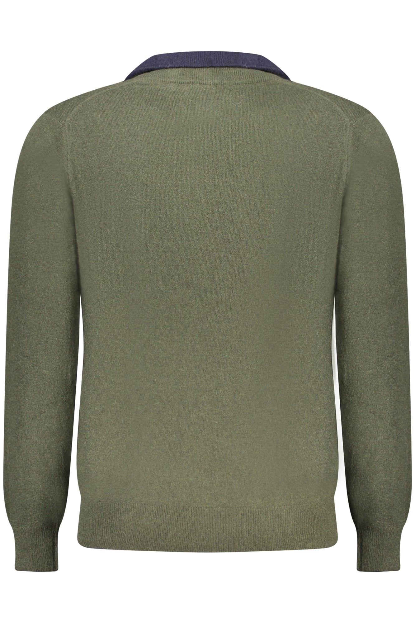 699778000_VE0440 – Grüner Herren-Pullover mit Reißverschluss und Stickerei-Details – Größe: S, M, L, XL, 2XL – Farbe: Verde