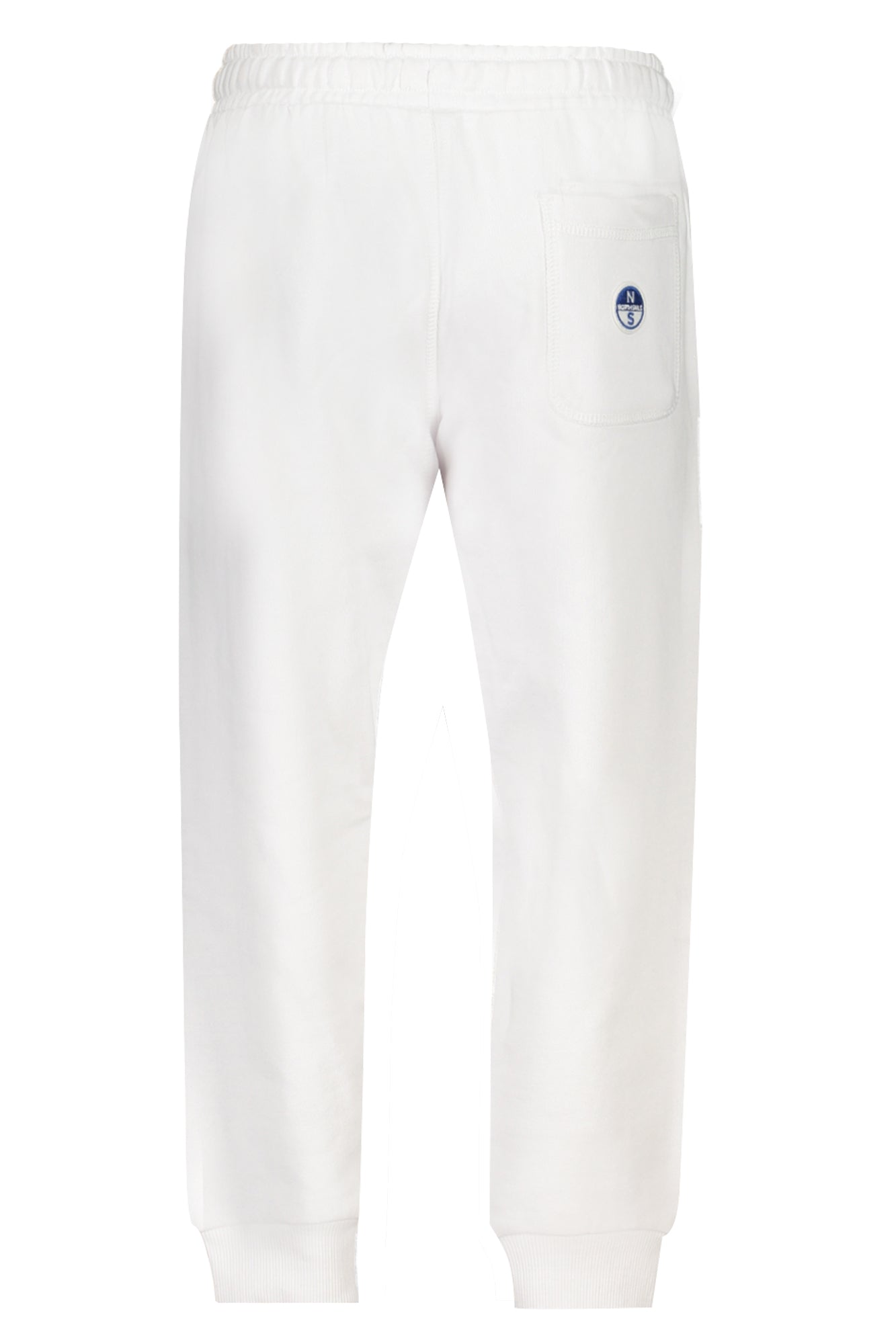 775399000_BI0101 – Weiße Kinder-Sporthose aus Bio-Baumwolle – Gefüttert & Bequem – Größe: 6A, 12A, 10A, 8A, 14A – Farbe: Bianco