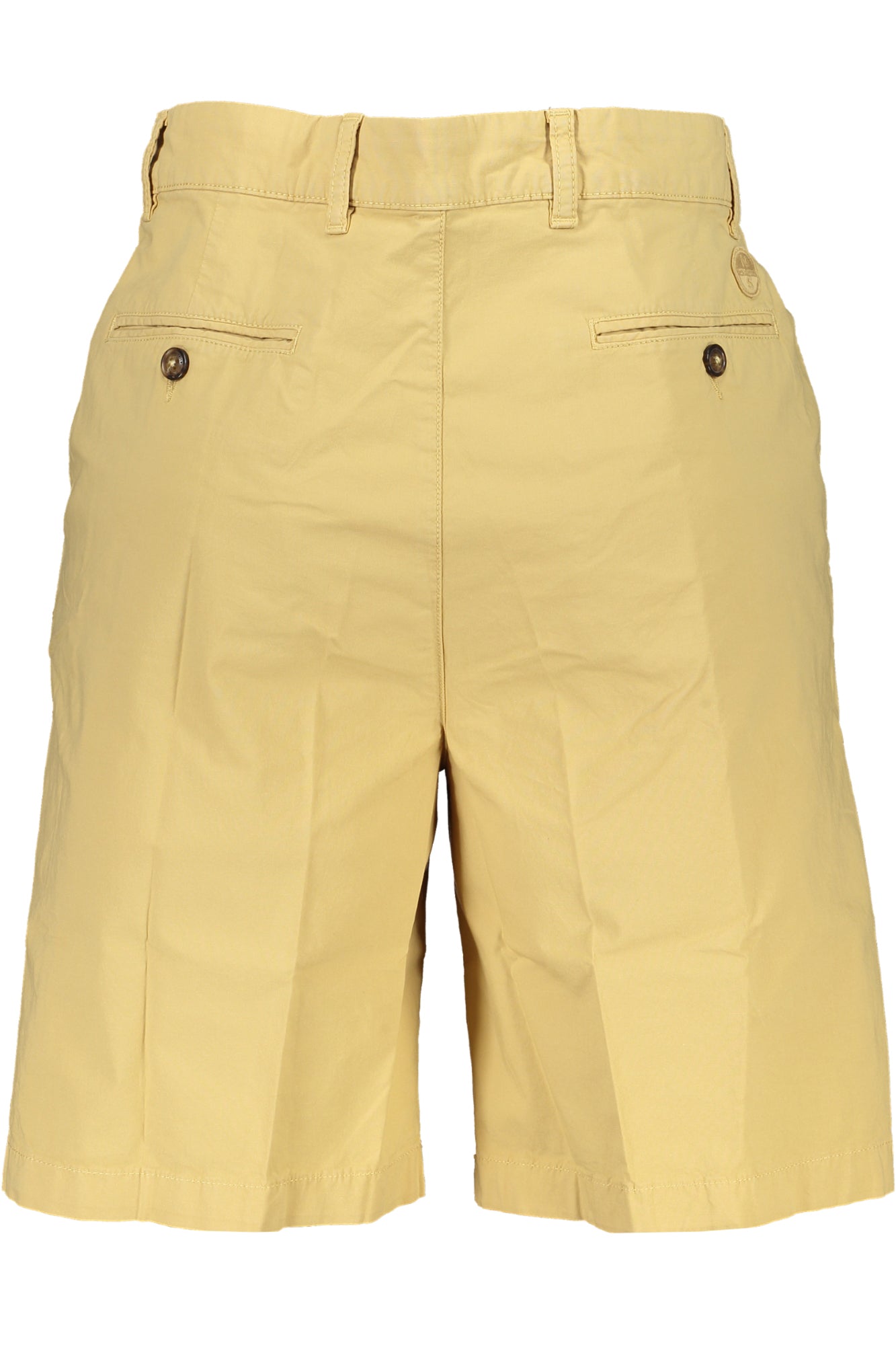 673099000_BE0109 – Herren Bermuda-Shorts Regular Fit Beige mit 4 Taschen und Logo – Größe: 31, 32, 33, 34, 36, 38, 40 – Farbe: Beige