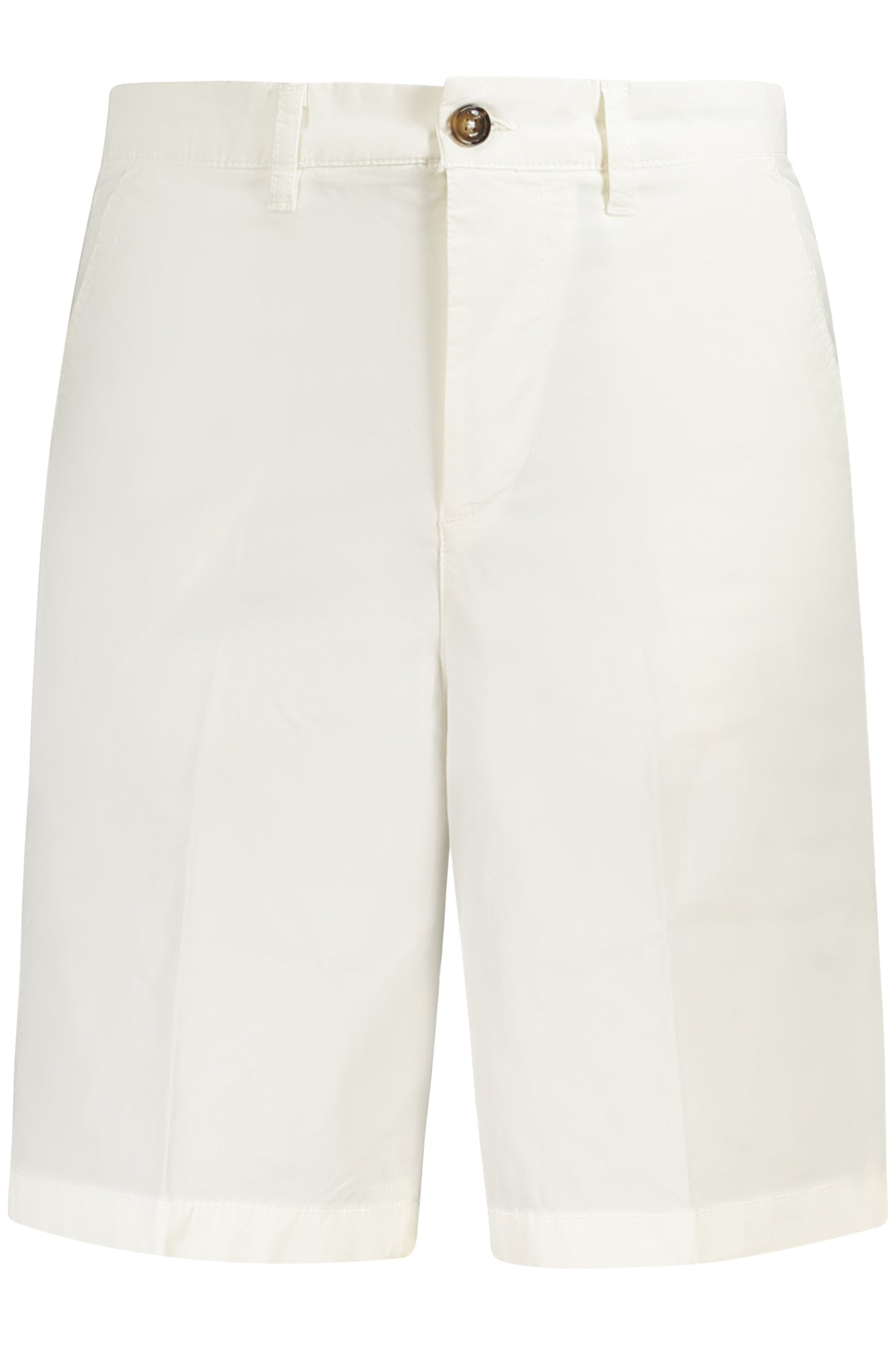 673146000_BI0101 – Weiße Herren-Bermuda-Shorts: Regulär, 4 Taschen, klassischer Stil – Größe: 30, 31, 32, 33, 34, 36, 38 – Farbe: Bianco