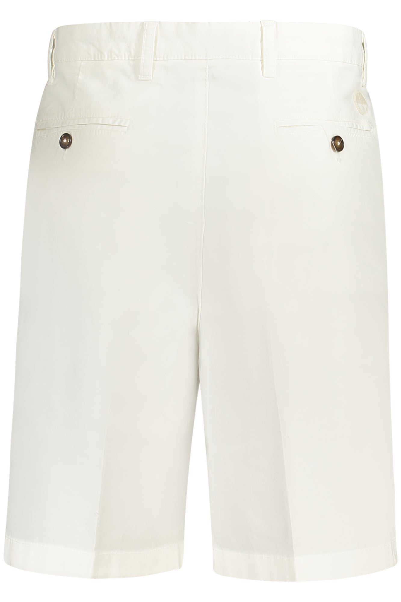 673146000_BI0101 – Weiße Herren-Bermuda-Shorts: Regulär, 4 Taschen, klassischer Stil – Größe: 30, 31, 32, 33, 34, 36, 38 – Farbe: Bianco