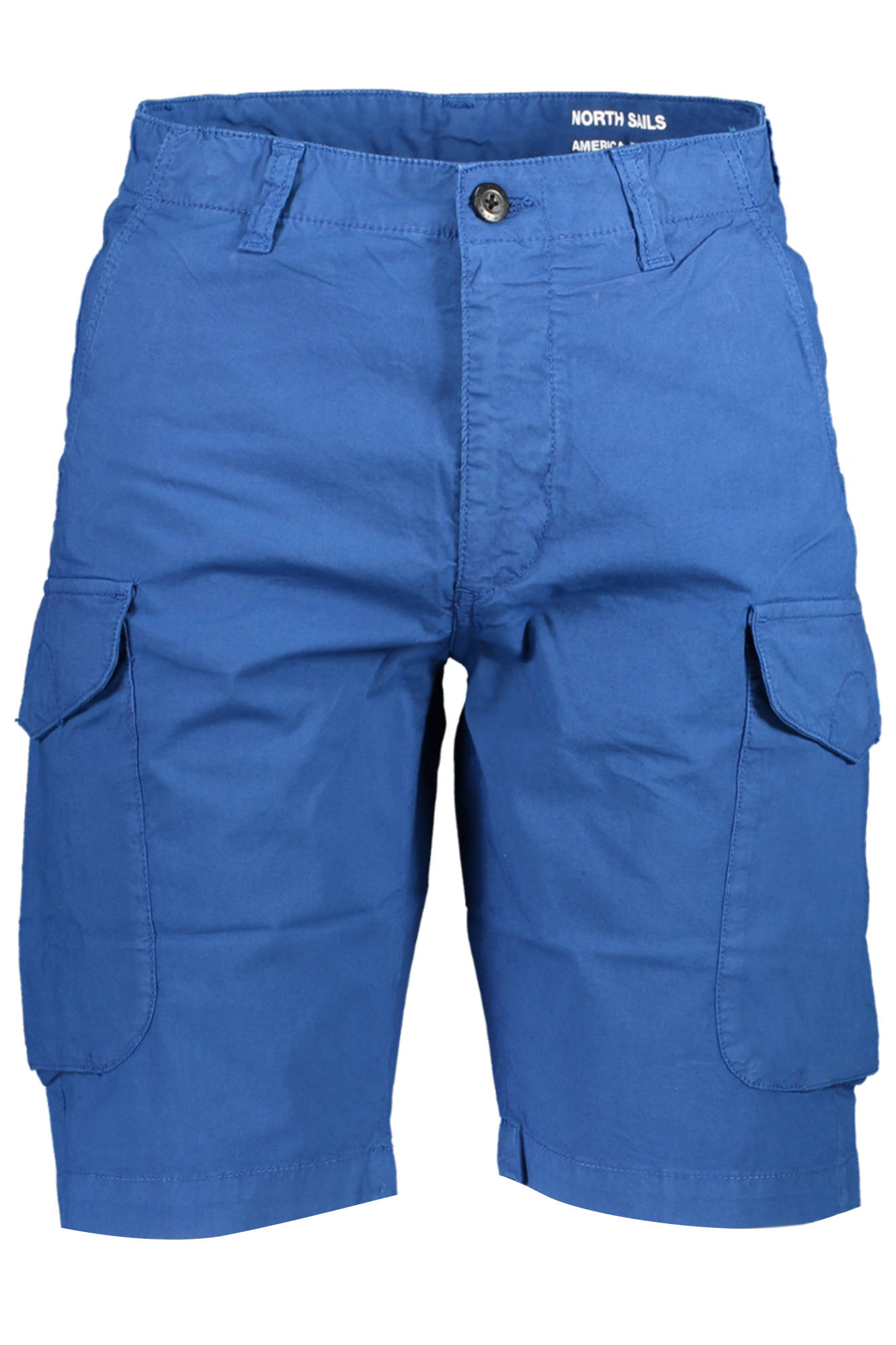 673022-000_BLU_0790 – Herren Bermuda-Shorts Blau - Normale Passform aus Bio-Baumwolle – Größe: 32, 33, 34, 36 – Farbe: Blu
