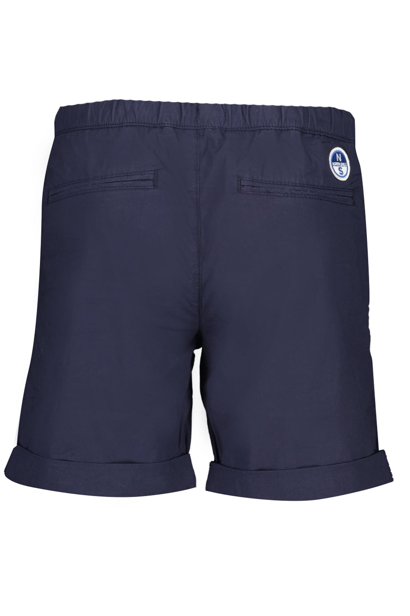775400000_BL0802 – Blaue Kinder Shorts aus Bio-Baumwolle mit Gummizug & Taschen – Größe: 10A, 8A, 6A, 14A, 12A – Farbe: Blu