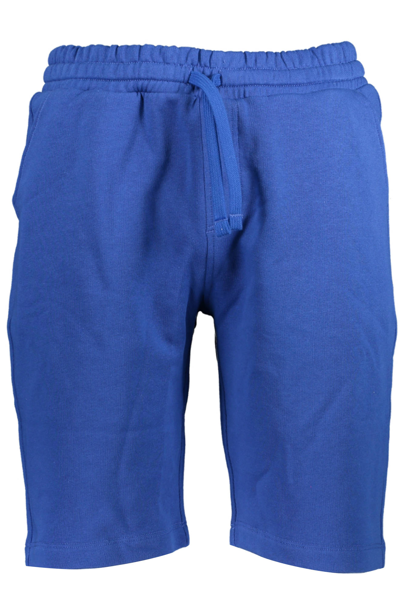 672986-000_BLU_0790 – Blau, gefüttert, Bio: Kurze Herren-Sporthose mit Taschen & Kordelzug – Größe: M, L – Farbe: Blu