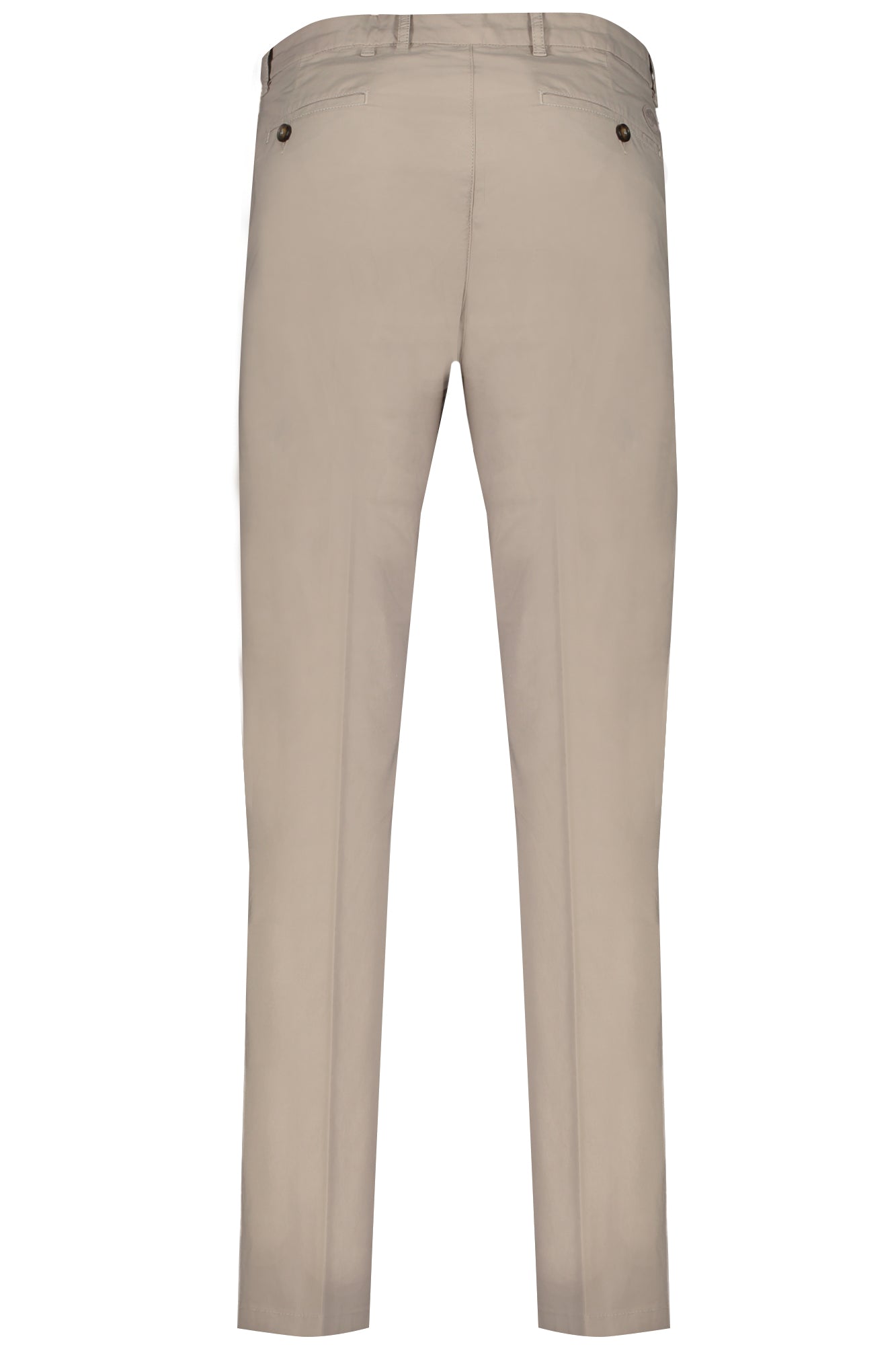 673071000_BE0919 – Herrenhose Beige Slim Fit: Stilvolle 4-Taschen-Hose mit Logo – Größe: 32, 33, 38 – Farbe: Beige