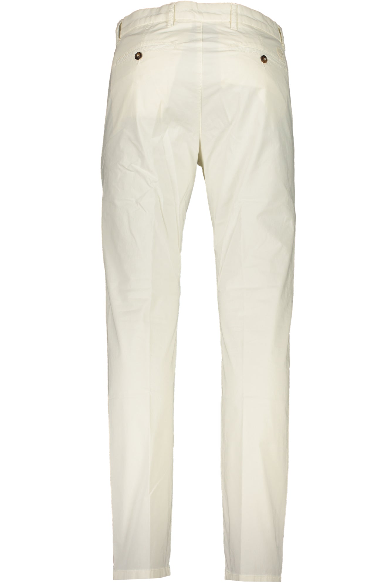 673071000_BI0142 – Herrenhose Weiß Slim Fit mit 4 Taschen und Logo-Detail – Größe: 31, 32, 34, 36, 38, 40 – Farbe: Bianco