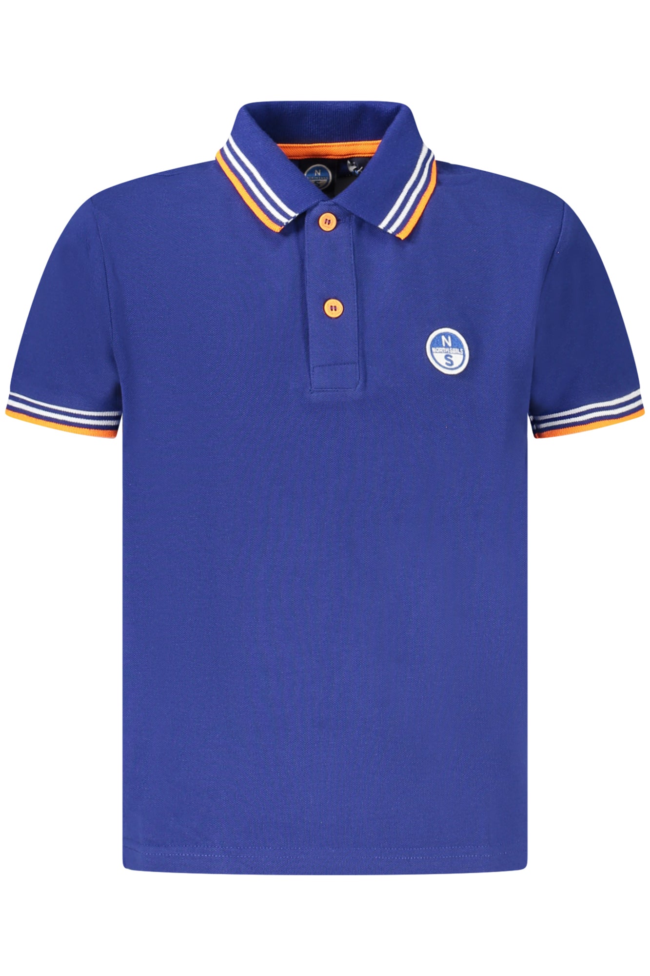795090000_BL0780 – Kinder Kurzarm-Polo Blau mit Kontrastdetails und Logo-Applikation – Größe: 14A, 6A, 10A, 8A, 12A – Farbe: Blu