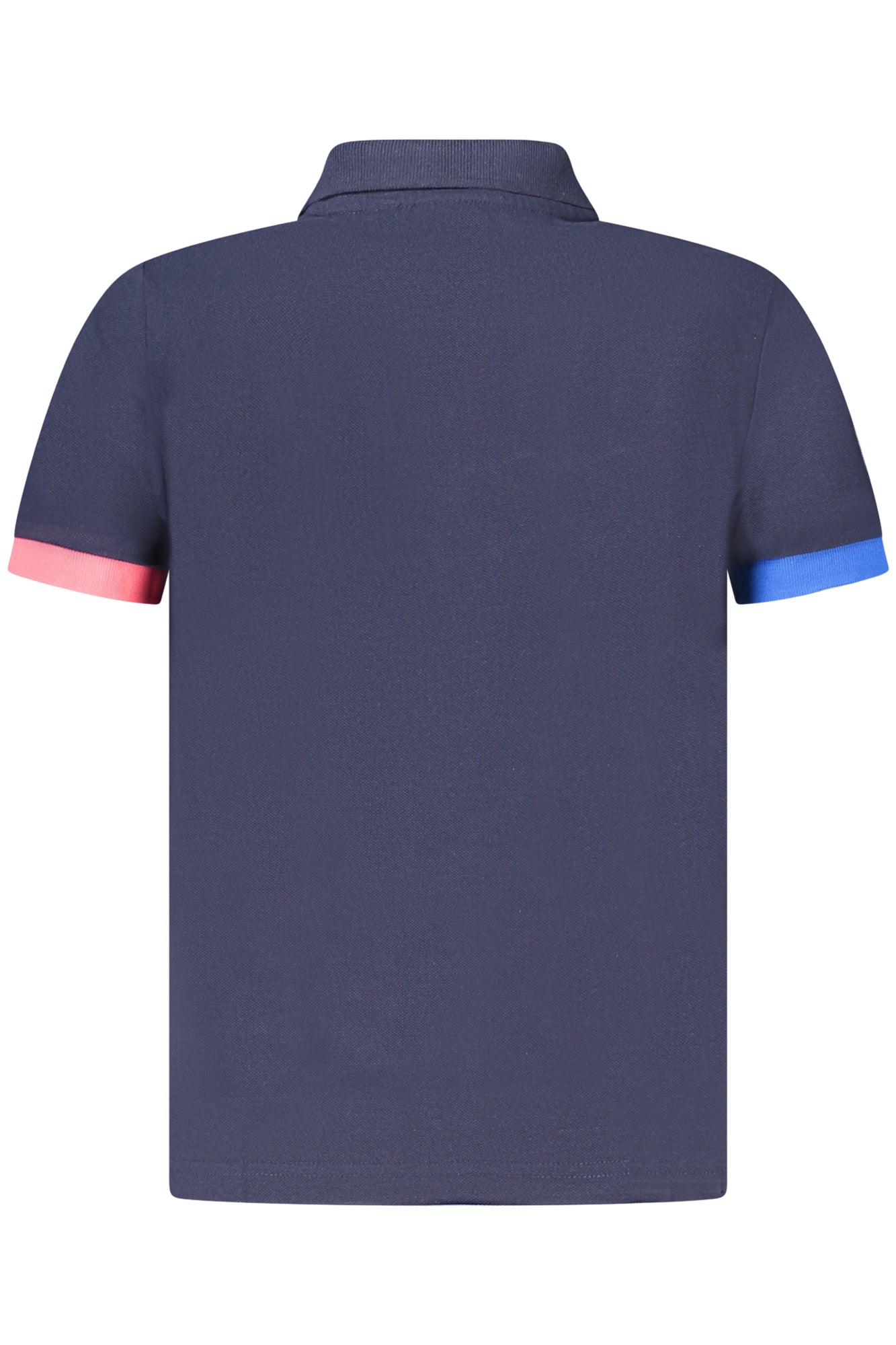 795091000_BL0802 – Blaues Kurzarm-Polo für Kinder mit Kontrastdetails und Logo – Größe: 8A, 14A, 12A, 10A, 6A – Farbe: Blu