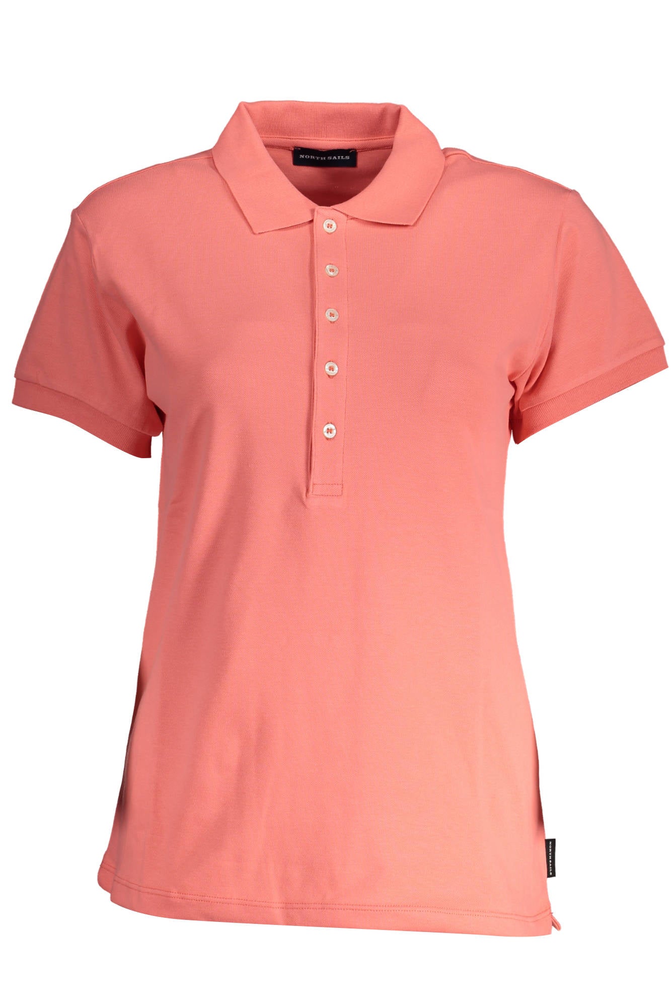 904164-000_ROSA_0166 – Damen Kurzarm-Poloshirt Rosa aus Bio-Baumwolle mit Logo – Größe: XS, S, M, L, XL – Farbe: Rosa