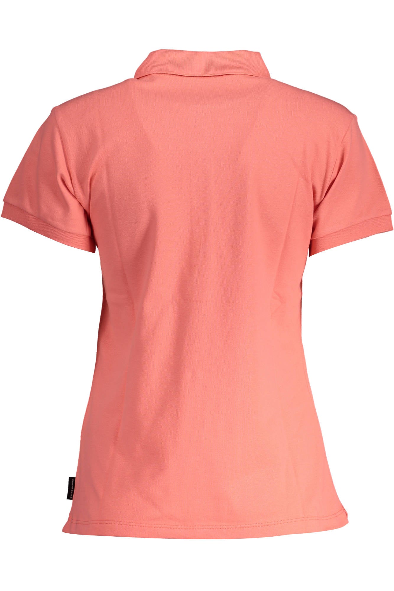 904164-000_ROSA_0166 – Damen Kurzarm-Poloshirt Rosa aus Bio-Baumwolle mit Logo – Größe: XS, S, M, L, XL – Farbe: Rosa