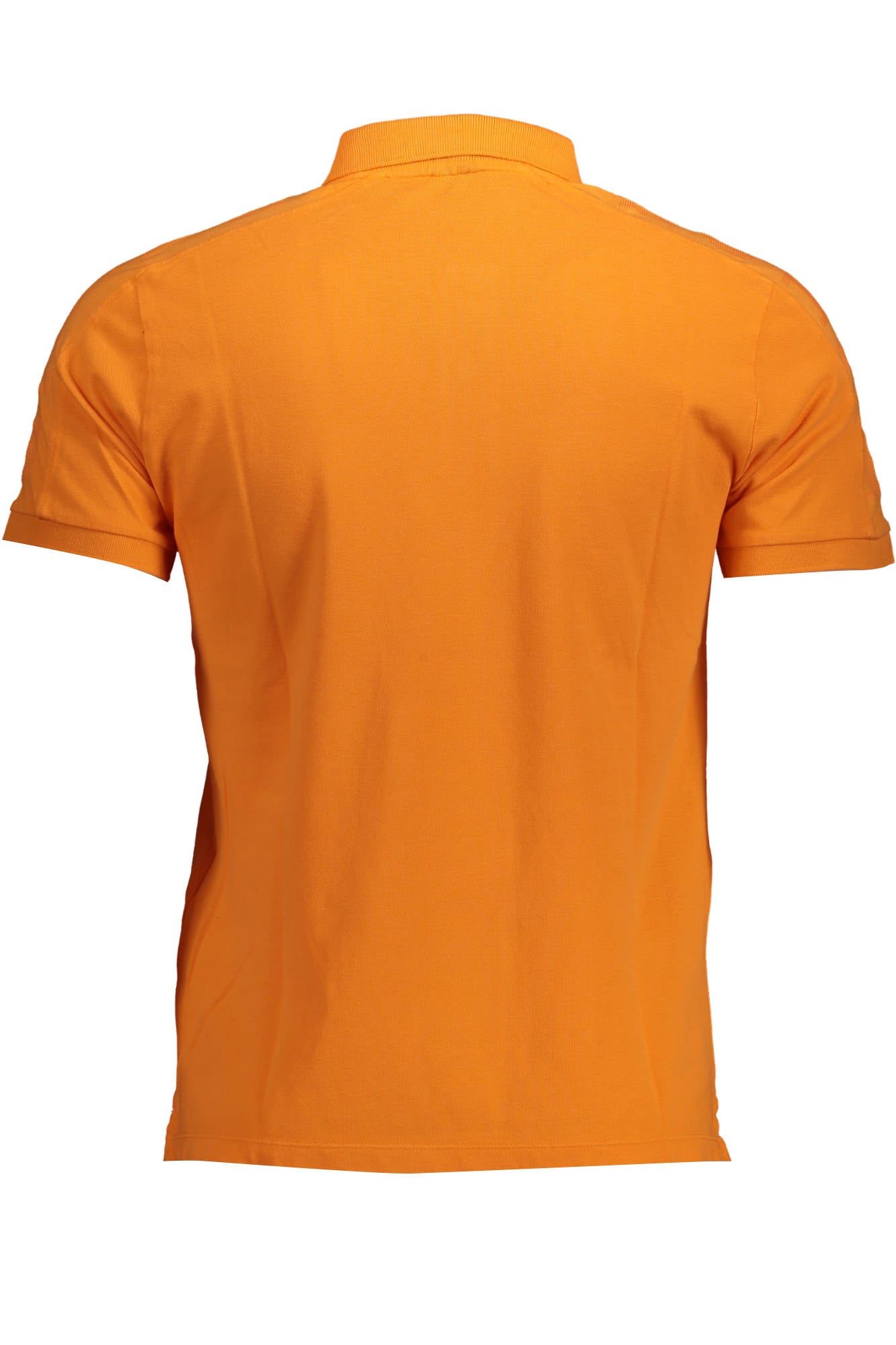 692365-000_ARANCIO_0725 – Herren Poloshirt Orange: Kurzarm, Natürlich, Mit Logo-Akzent – Größe: M, L, XL, 2XL – Farbe: Arancione