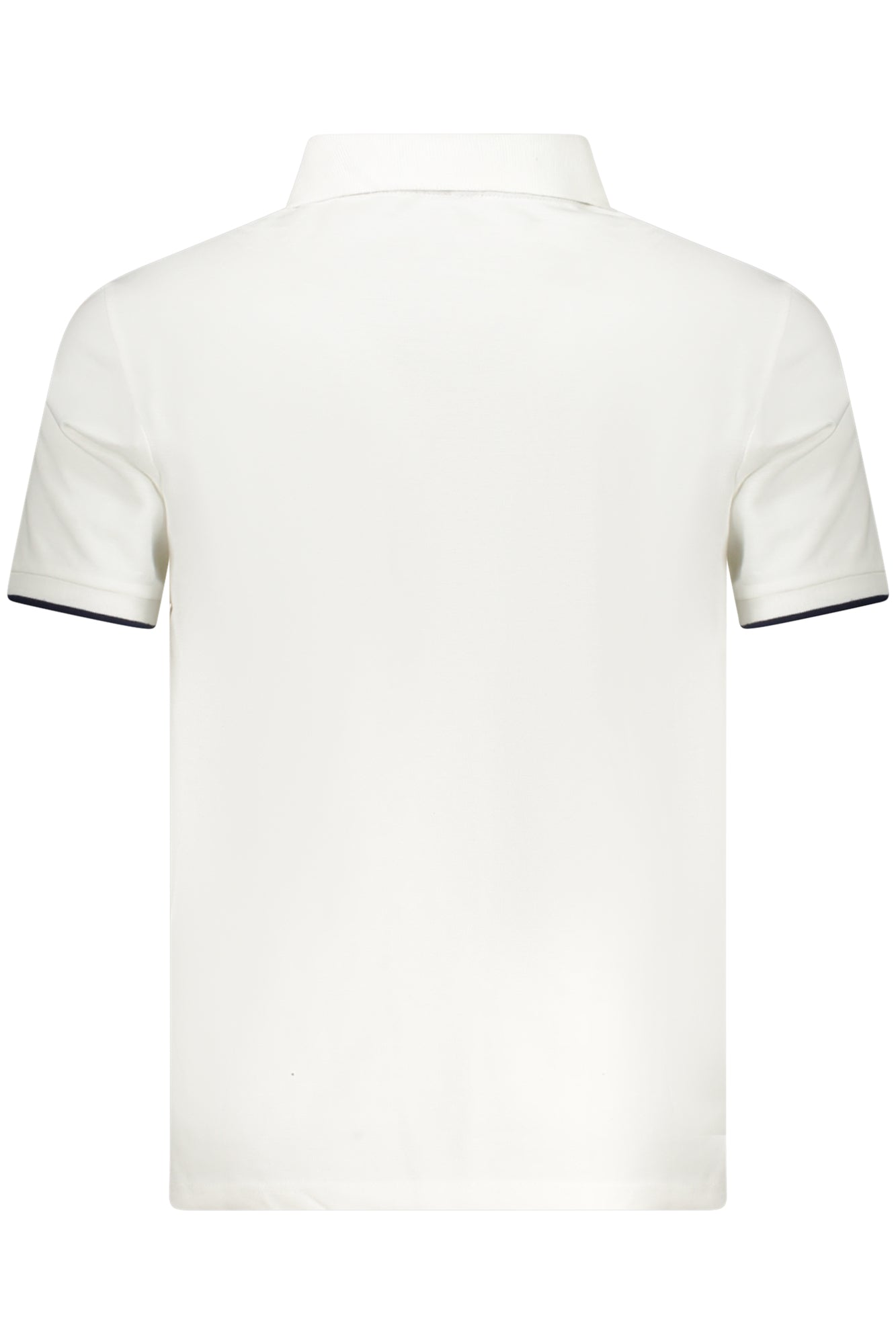 995014000_BI0101 – Herren Kurzarm-Poloshirt Weiß mit Kontrastdetails und Logo-Druck – Größe: S, M, L, XL, 2XL, 3XL – Farbe: Bianco