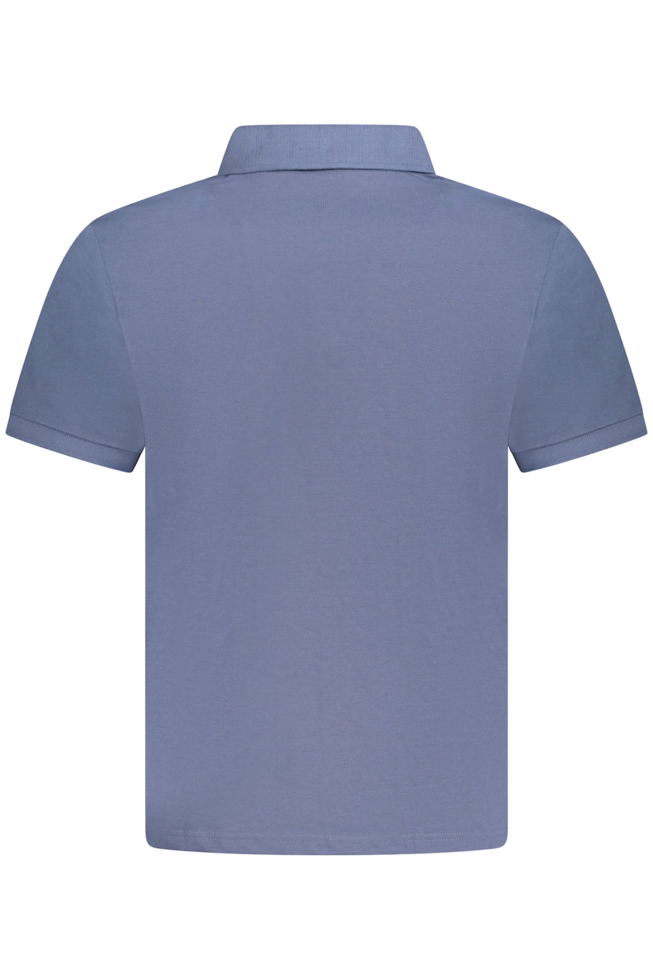 995013000_BL0772 – Elegantes Kurzarm-Poloshirt für Herren in Blau mit Druckmotiv – Größe: S, M, L, XL, 2XL, 3XL – Farbe: Blu