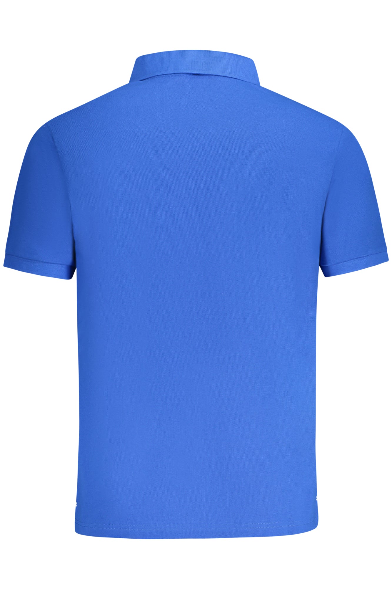 995013000_BL0760 – Elegantes Kurzarm-Poloshirt für Herren in Blau mit Logo-Druck – Größe: S, M, L, XL, 2XL, 3XL – Farbe: Blu
