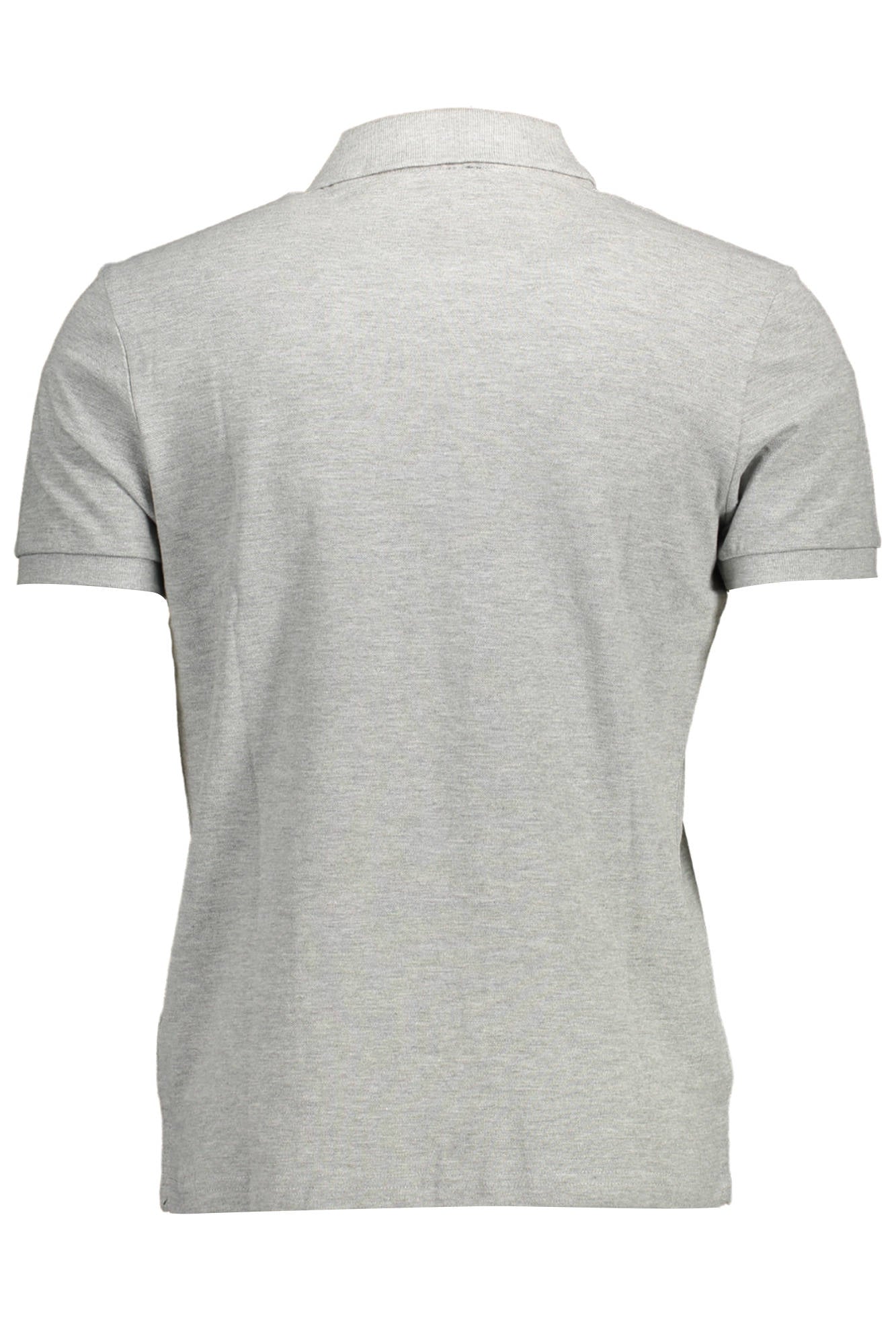 692352-000_GRIGIO_0926 – Kurze graue Polohemden für Herren – Naturfasern & dezentes Design – Größe: M, L, XL, 2XL – Farbe: Grigio