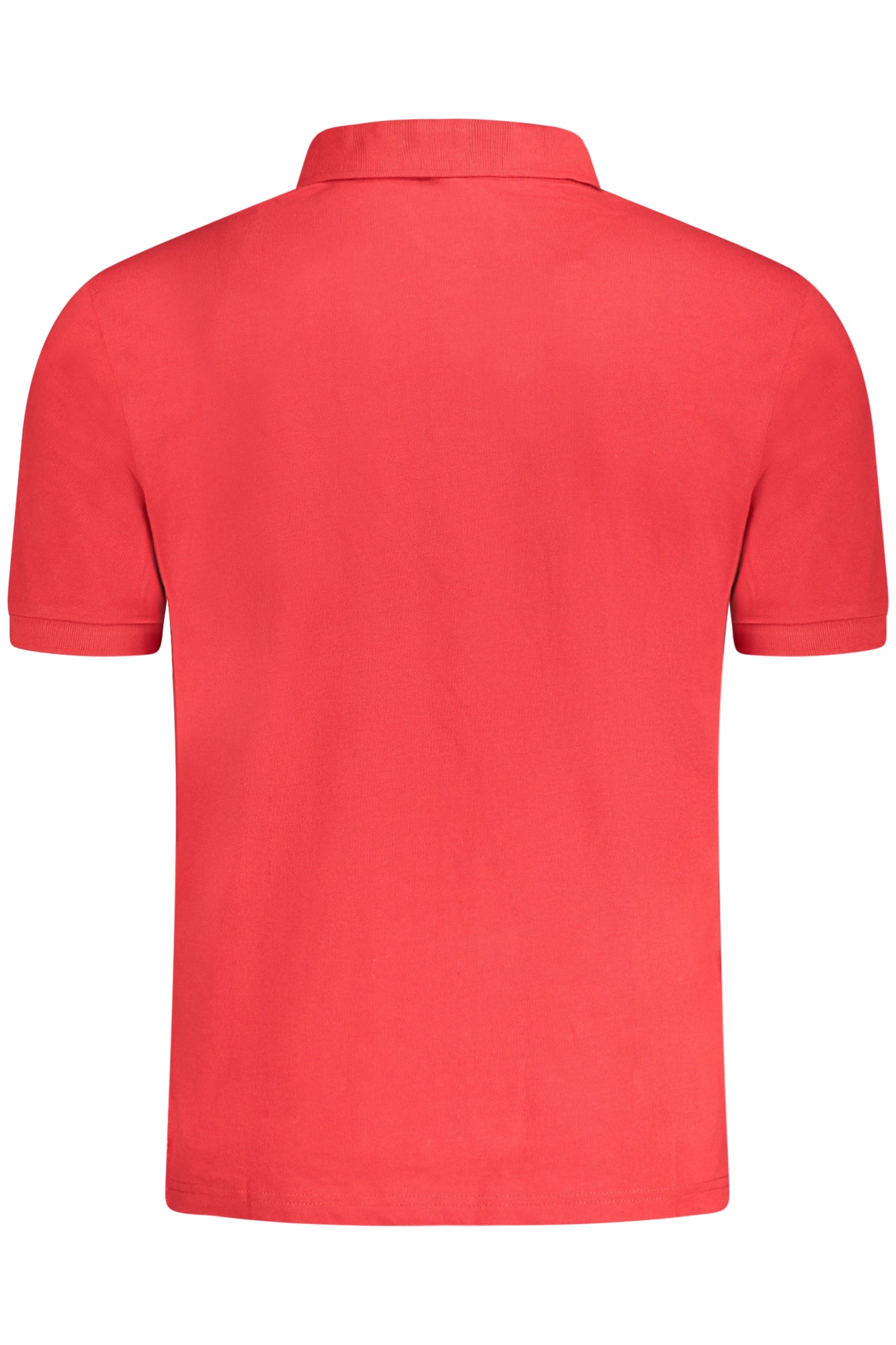 995013000_RO0230 – Stilvolles Herren-Kurzarm-Poloshirt in Rot mit 2-Knopf-Design – Größe: S, M, L, XL, 2XL, 3XL – Farbe: Rosso