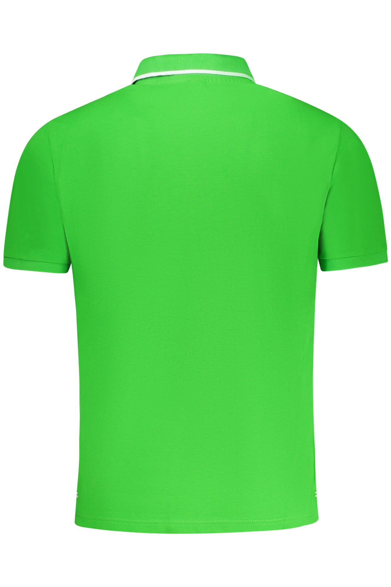 995012000_VE0432 – Grünes Herren Poloshirt mit Kontrastdetails und Applikation – Größe: S, M, L, XL, 2XL, 3XL – Farbe: Verde