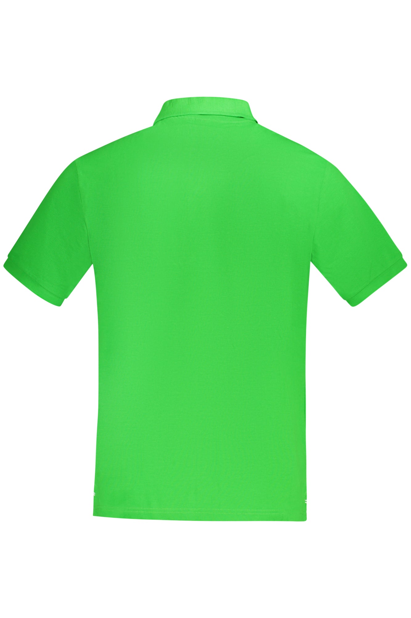 995011000_VE0432 – Grünes Kurzarm-Poloshirt für Herren mit Knöpfen und Applikation – Größe: S, M, L, XL, 2XL, 3XL – Farbe: Verde