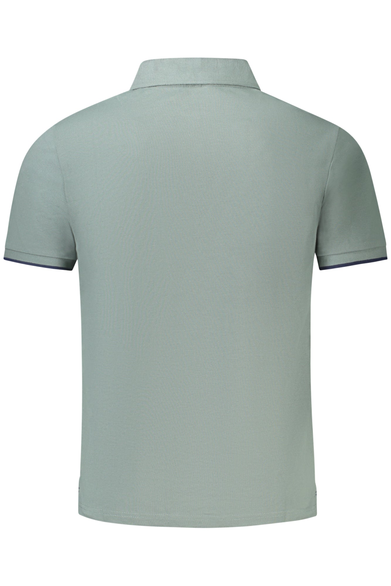 995014000_VE0419 – Grünes Herren-Poloshirt mit Kontrast und Logo - Kurzarm & Komfort – Größe: S, M, L, XL, 2XL, 3XL – Farbe: Verde