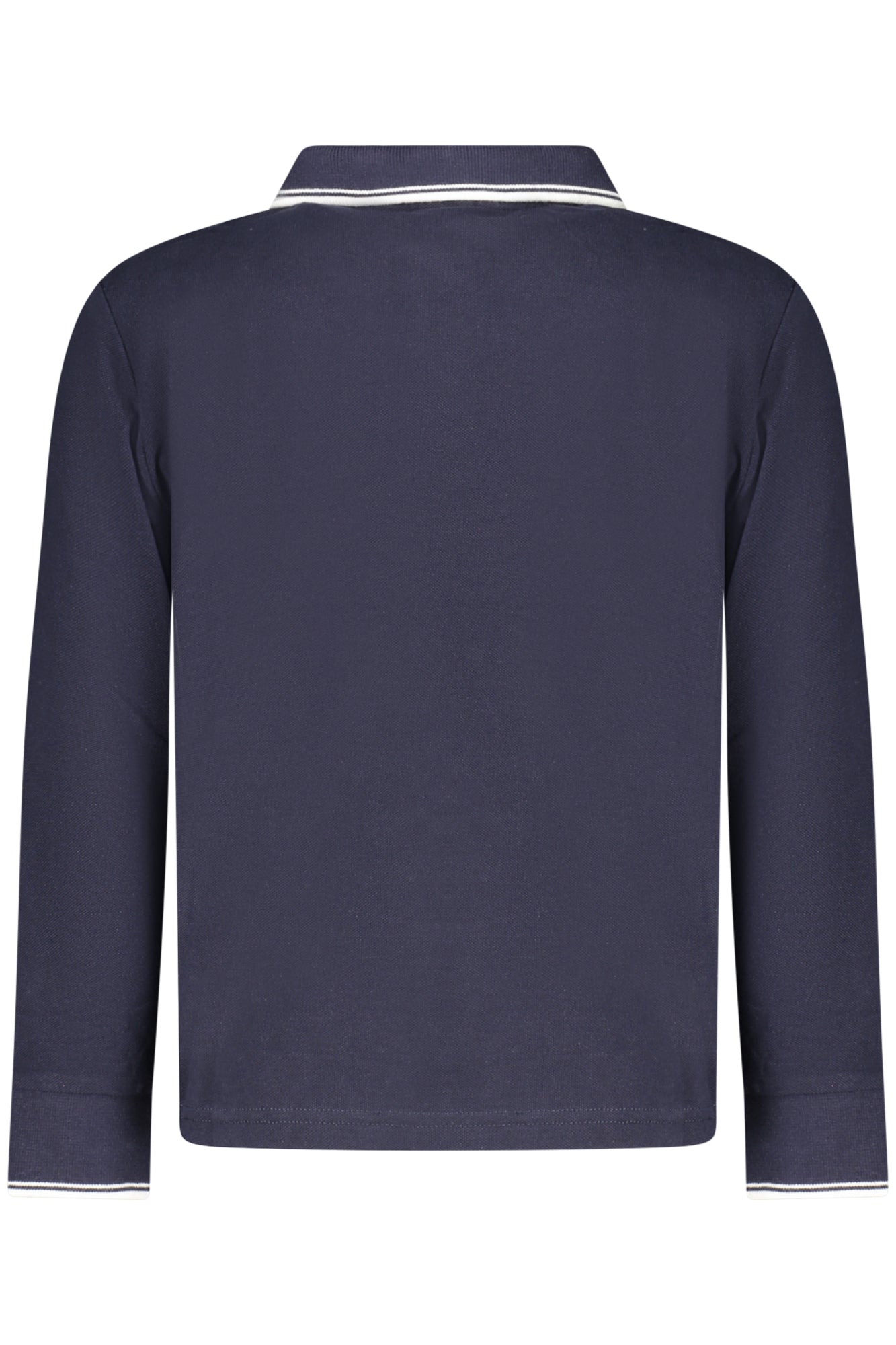 795100000_BL0802 – Blaue Langarm-Poloshirts für Kinder - Stilvoll und Nachhaltig – Größe: 6A, 8A, 10A, 12A, 14A – Farbe: Blu