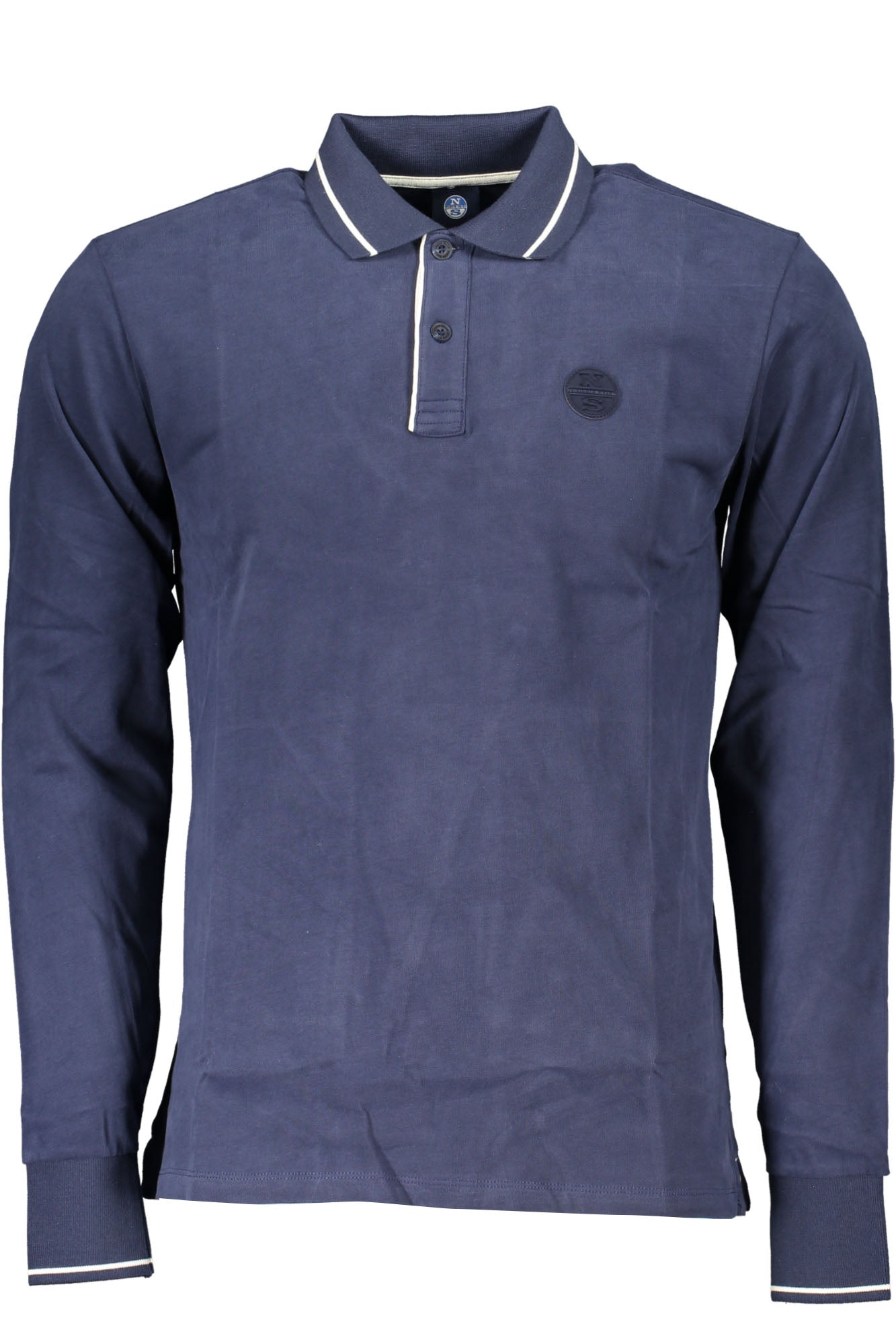 692430000_BL0802 – Nachhaltiges Herren-Langarmshirt in Blau mit Stilvollen Details – Größe: M, L, S, XL, 3XL, 2XL – Farbe: Blu