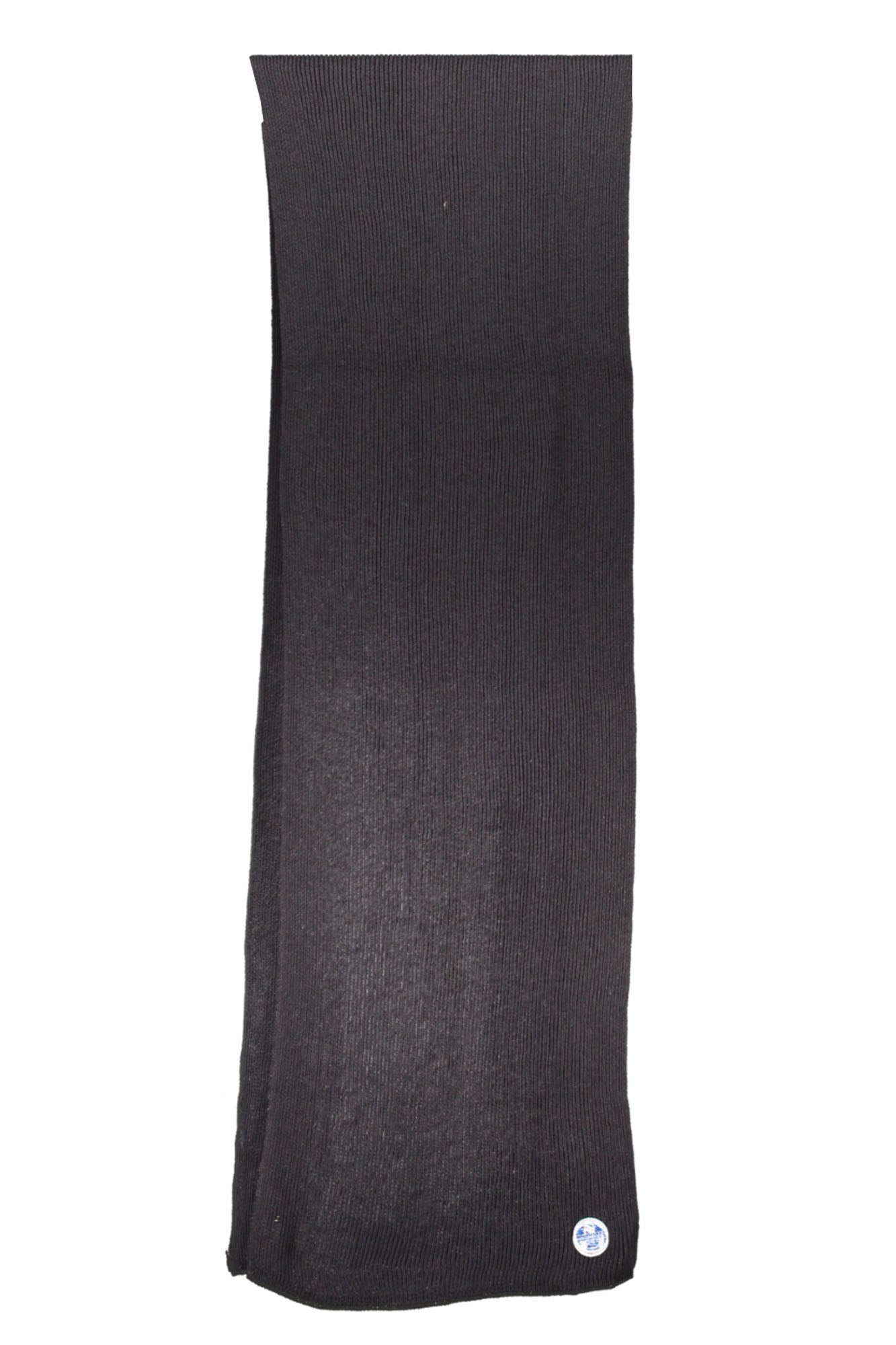 623230000_NE0999 – Herrenschal Schwarz 180x27 cm aus recycelten Fasern mit Logo – Größe: UNI – Farbe: Nero