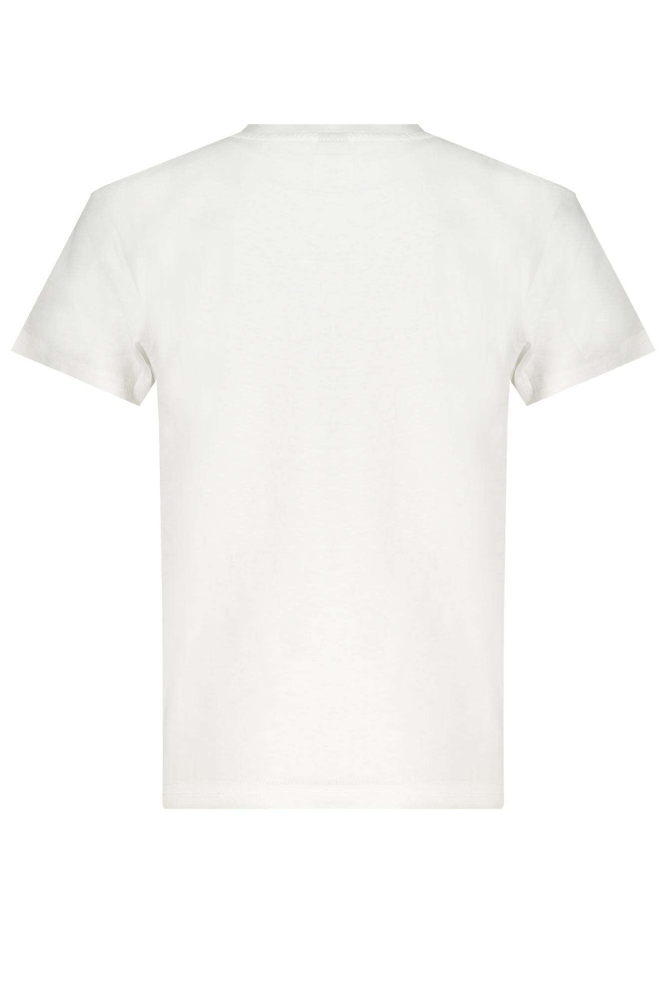 795047000_BI0101 – Bio-Baumwolle Kurzarm T-Shirt für Kinder – Weiß mit Logo-Druck – Größe: 14A, 10A, 12A, 6A, 8A – Farbe: Bianco