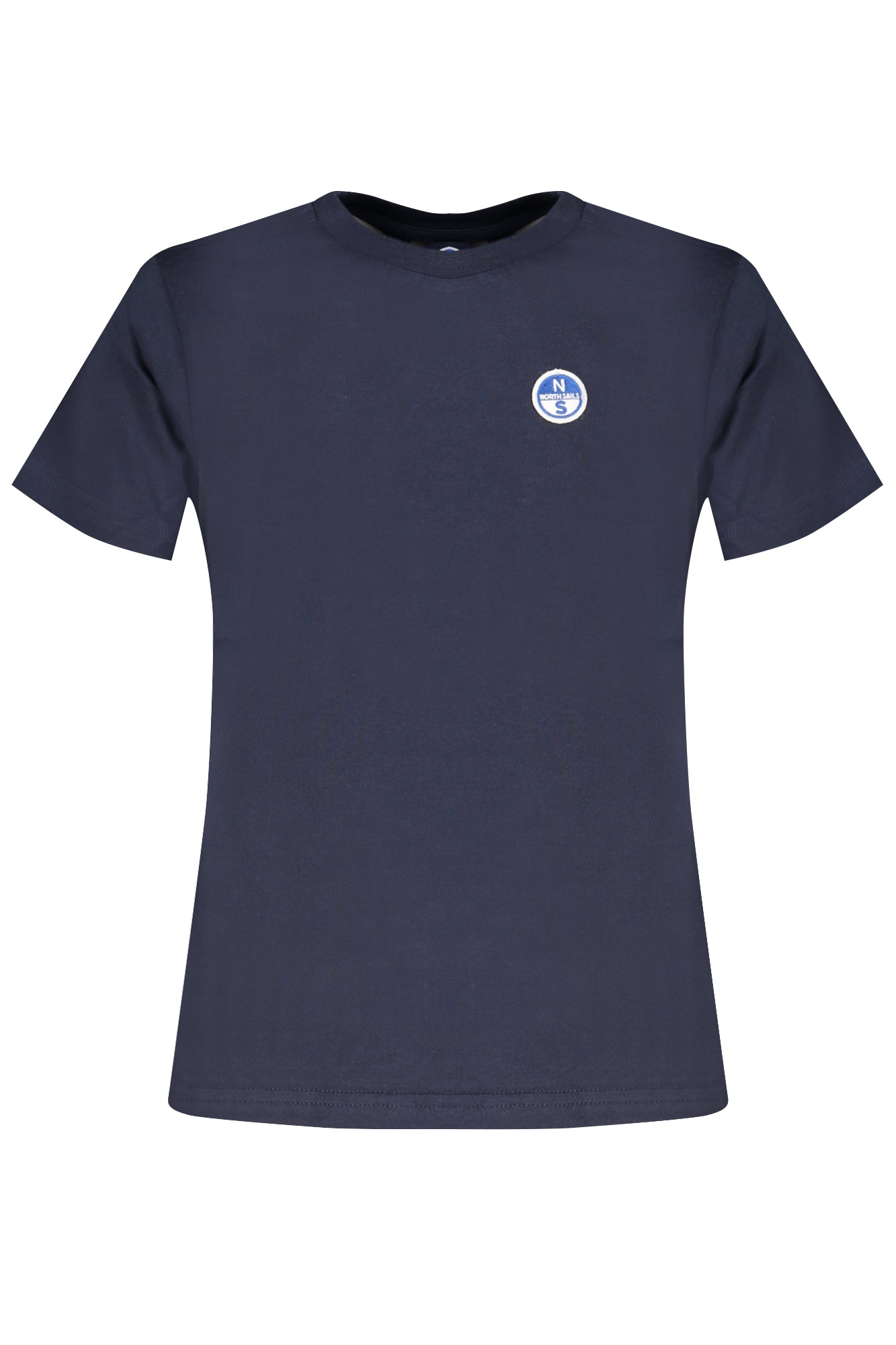 795057000_BL0802 – Nachhaltiges Kinder T-Shirt in Blau - Bio-Baumwolle, Rundhals, Applikation – Größe: 10A, 6A, 8A, 12A – Farbe: Blu