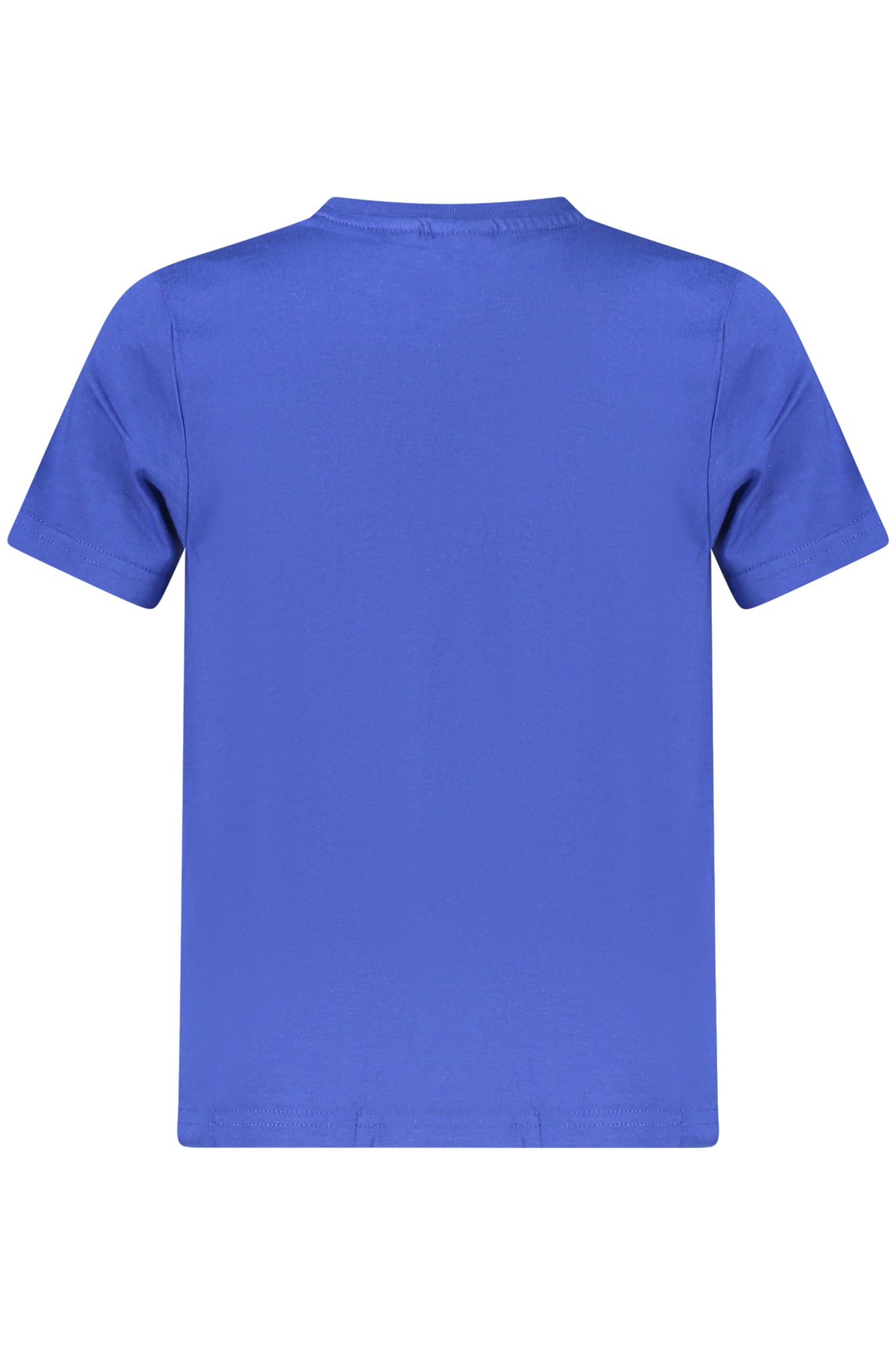 795212000_BL0780 – Kinder Kurzarm T-Shirt Blau mit Rundhalsausschnitt und Logo Applikation – Größe: 14A, 10A, 8A, 12A, 6A – Farbe: Blu
