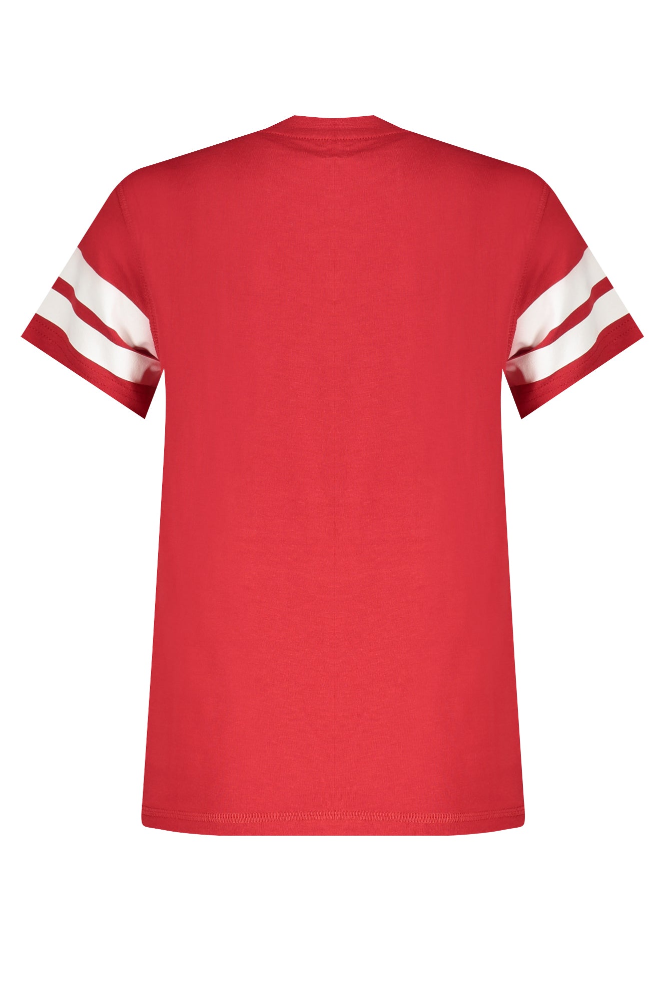 795050000_RO0230 – Kinder Kurzarm T-Shirt Rot aus Bio-Baumwolle mit Logo Print – Größe: 6A, 10A, 12A, 8A – Farbe: Rosso