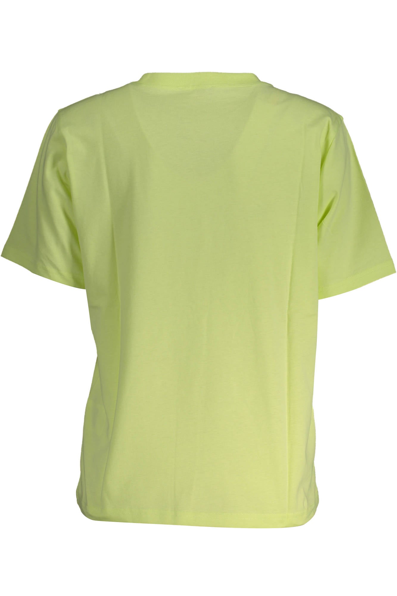 094200-000_GIALLO_0468 – Damen Kurzarm-T-Shirt Gelb aus Bio-Baumwolle mit Druckmotiv – Größe: XS – Farbe: Giallo