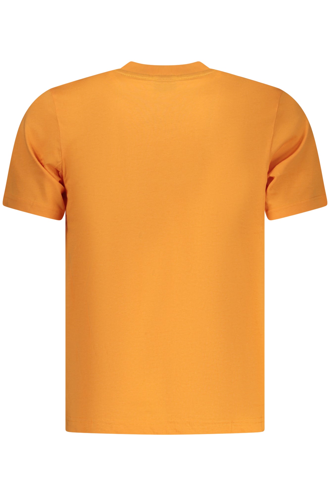 996043000_AR0723 – Herren Kurzarm T-Shirt Orange mit Rundhalsausschnitt und Print Design – Größe: S, M, L, XL, 2XL, 3XL – Farbe: Arancione