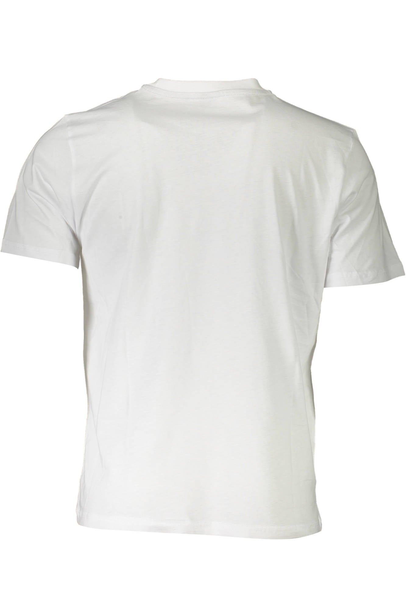 902504-000_BIANCO_0101 – Weißes Herren T-Shirt mit Rundhalsausschnitt und modischem Druck – Größe: M, L, XL, 2XL, 3XL – Farbe: Bianco