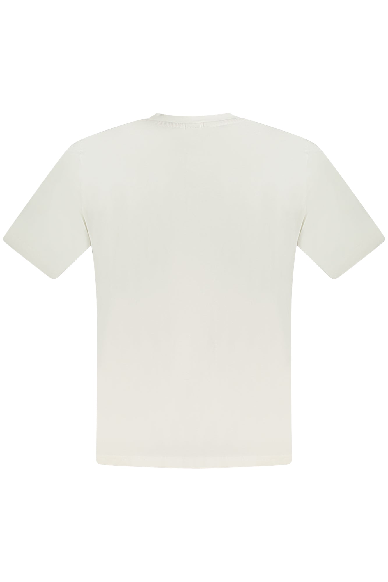996020000_BI0101 – Herren Kurzarm T-Shirt mit Rundhals und Druck in Weiß – Größe: S, M, L, XL, 2XL, 3XL – Farbe: Bianco