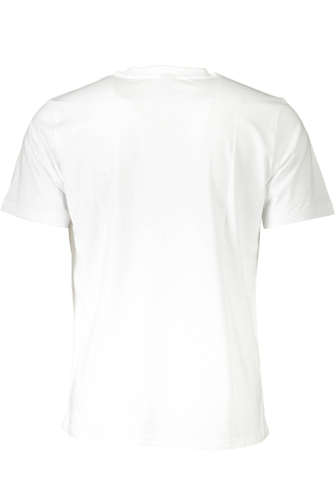 902502-000_BIANCO_0101 – Herren Kurzarm-T-Shirt Weiß mit Logo-Applikation und Rundhalsausschnitt – Größe: M, L, XL, 2XL – Farbe: Bianco